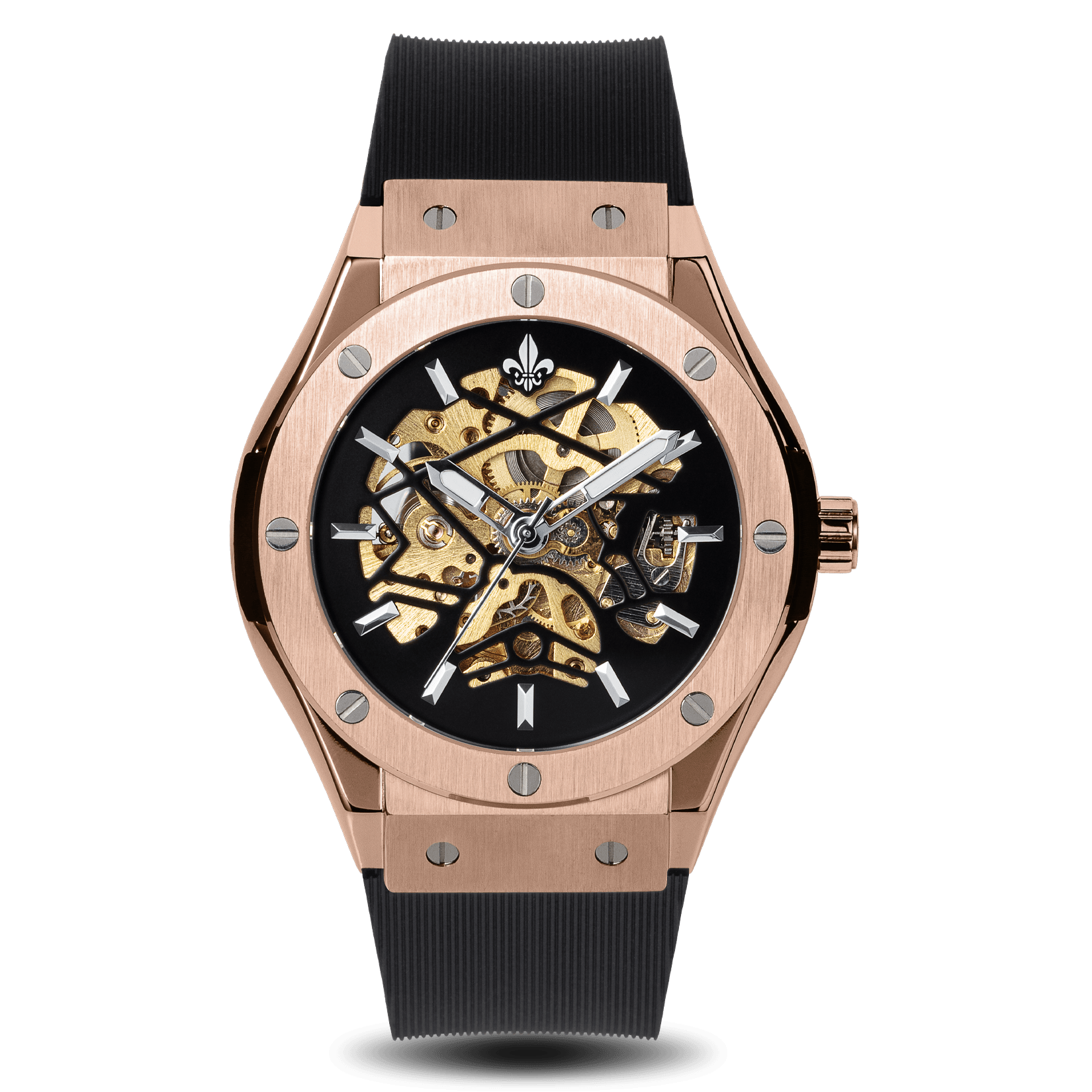 Prague Skeleton Automatic Deluxe - Rose Gold