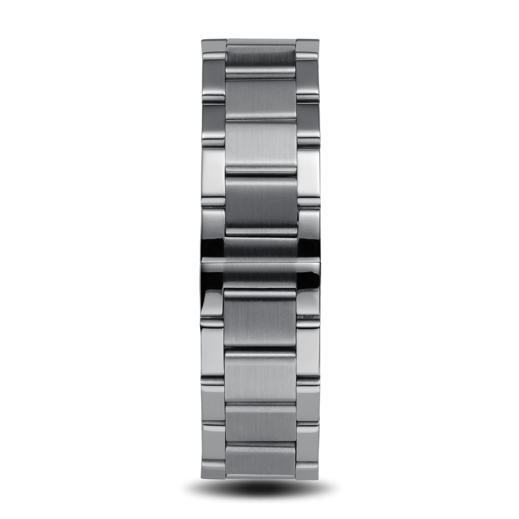 Prague Skeleton Automatic Deluxe - Silver + Silver Link Strap