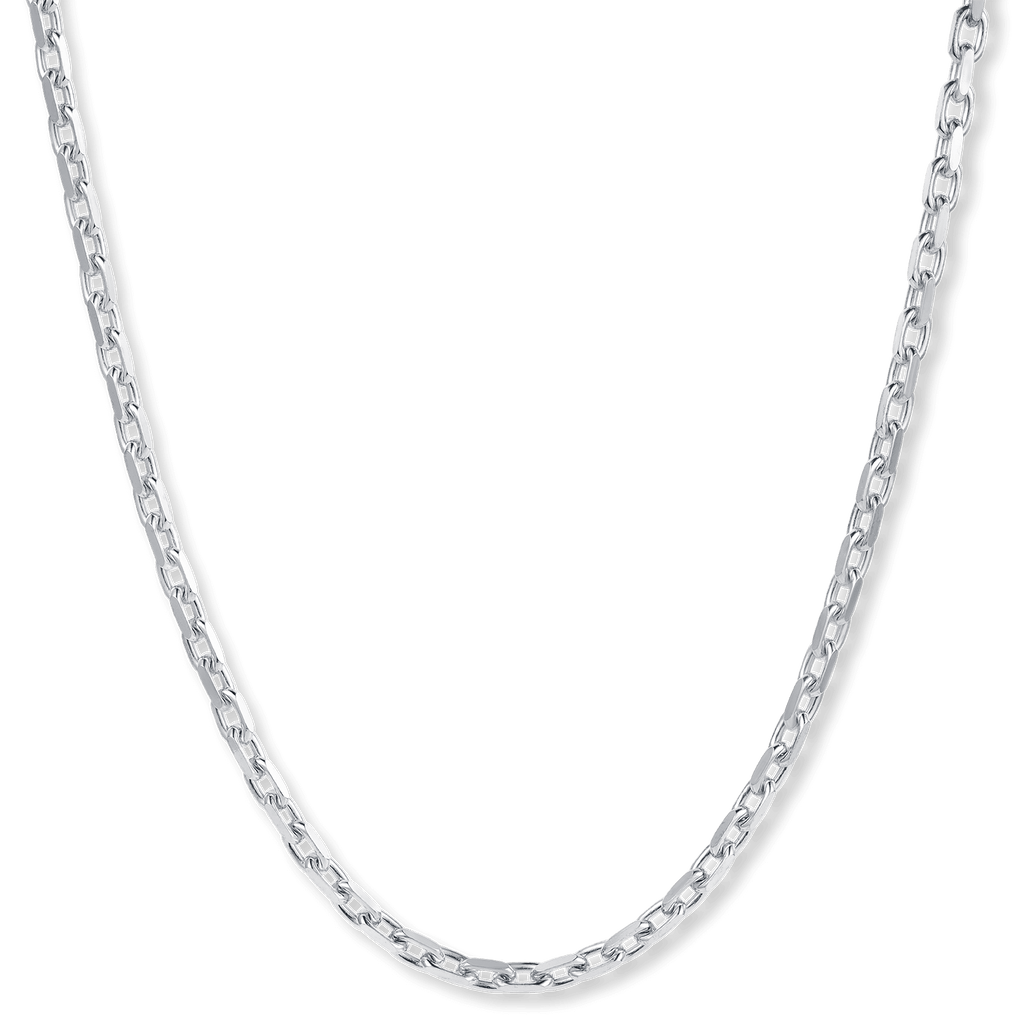 The Silver Anchor Necklace - Italian Collection