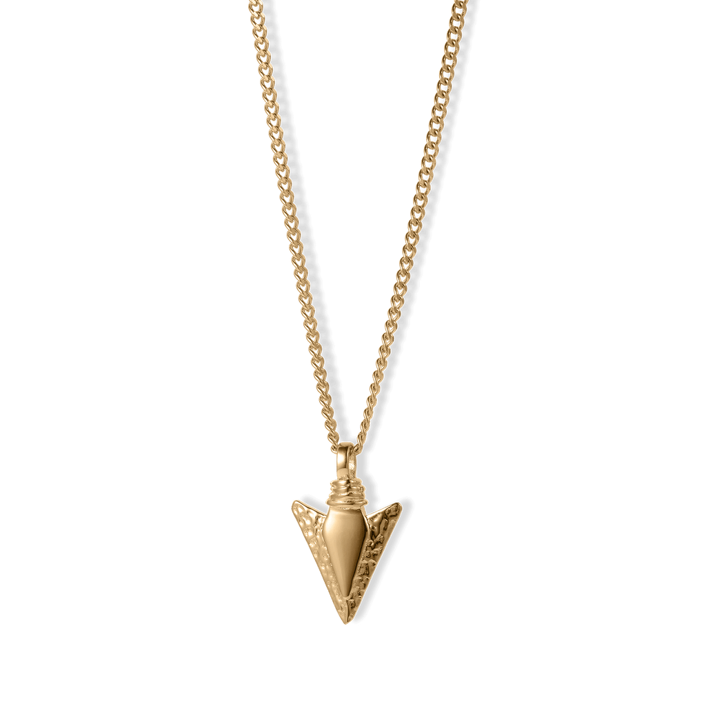 The Gold Arrow Pendant - Essentials Collection