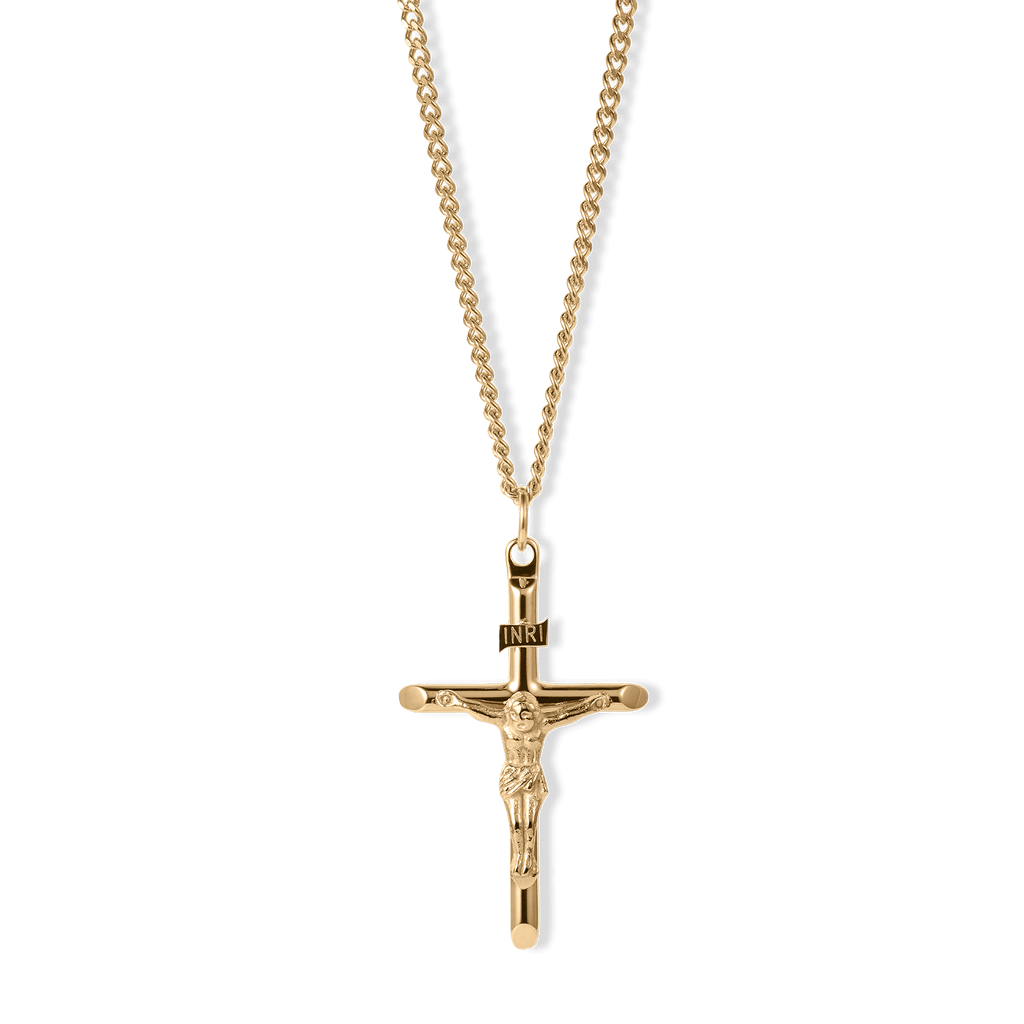 The Gold Crucifix Pendant - Essentials Collection
