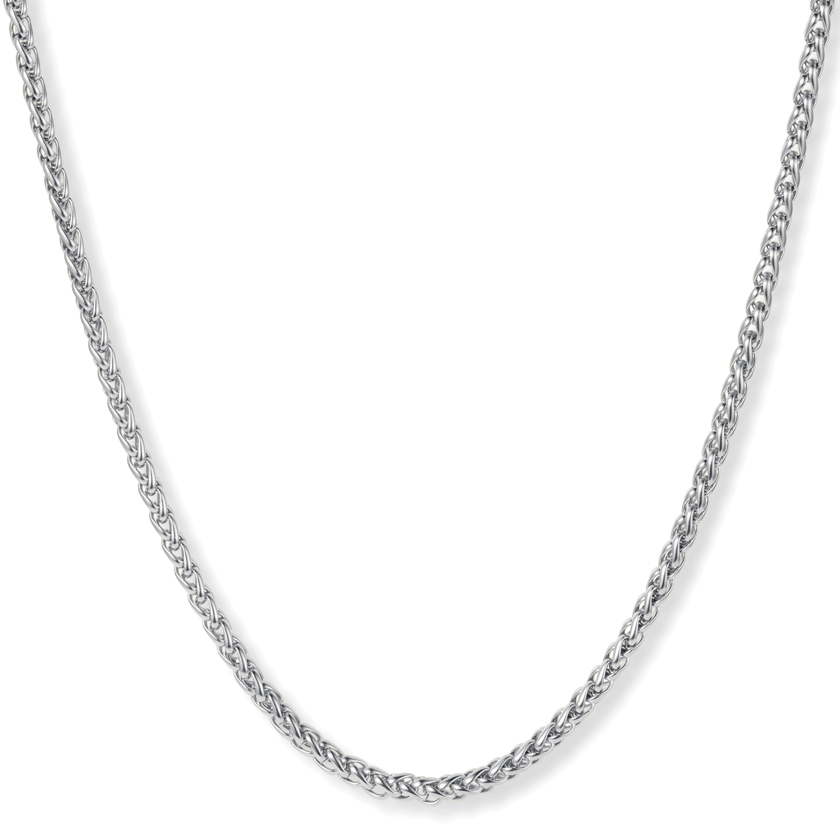 The Silver Wheat Necklace - Essentials Collection