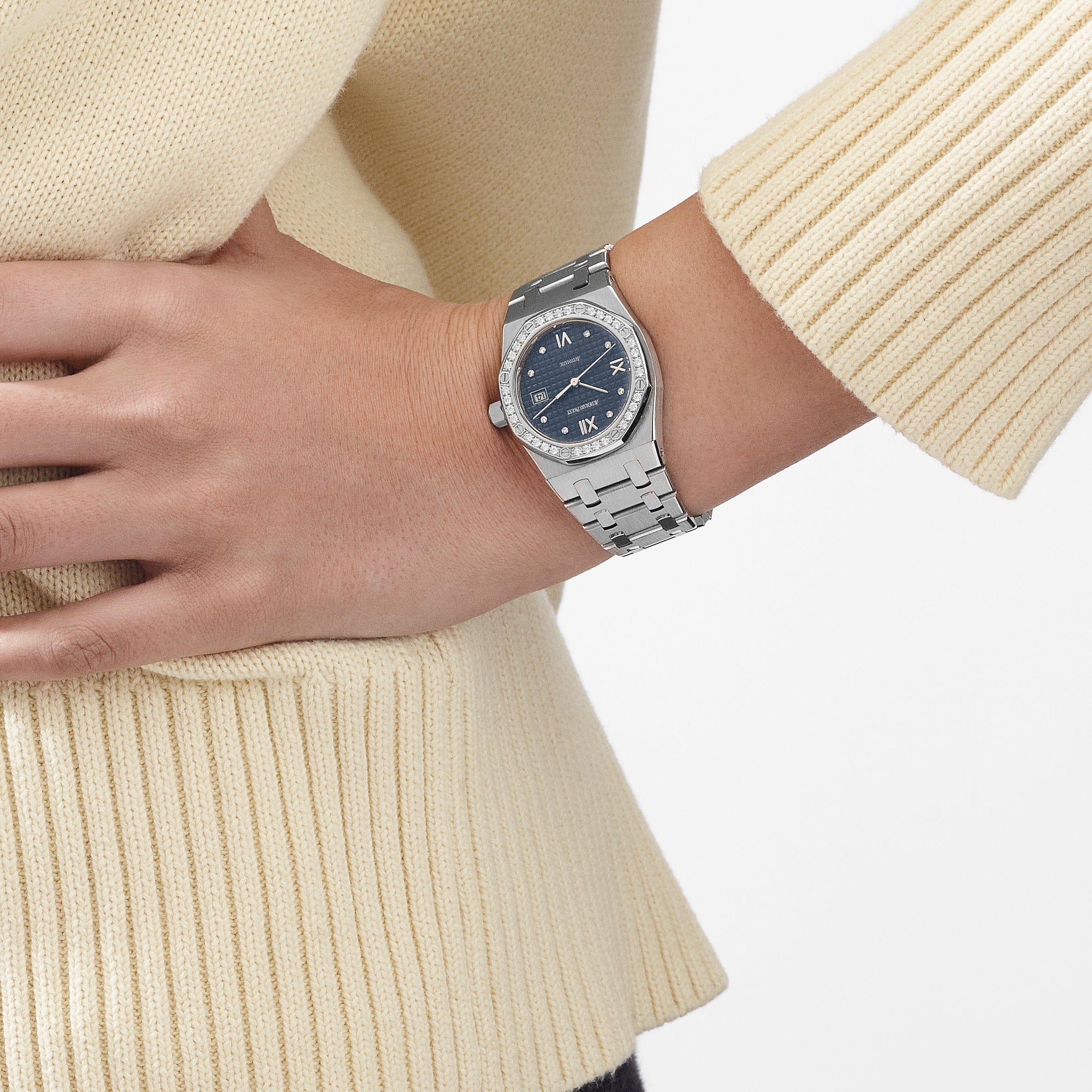 Lorin x A Ladies Royal Oak Stainless Steel Blue