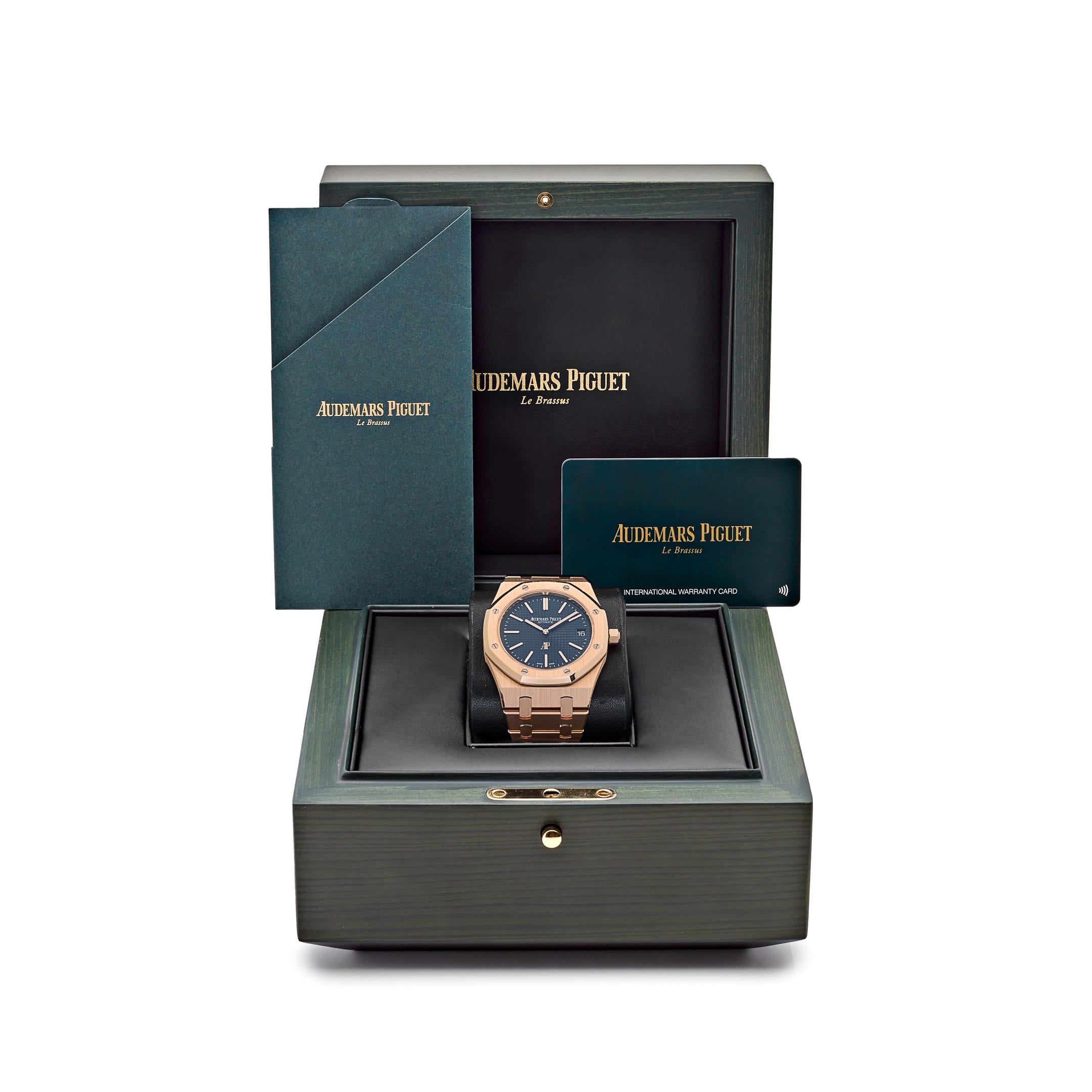 Lorin x A Jumbo Royal Oak Rose Gold Blue