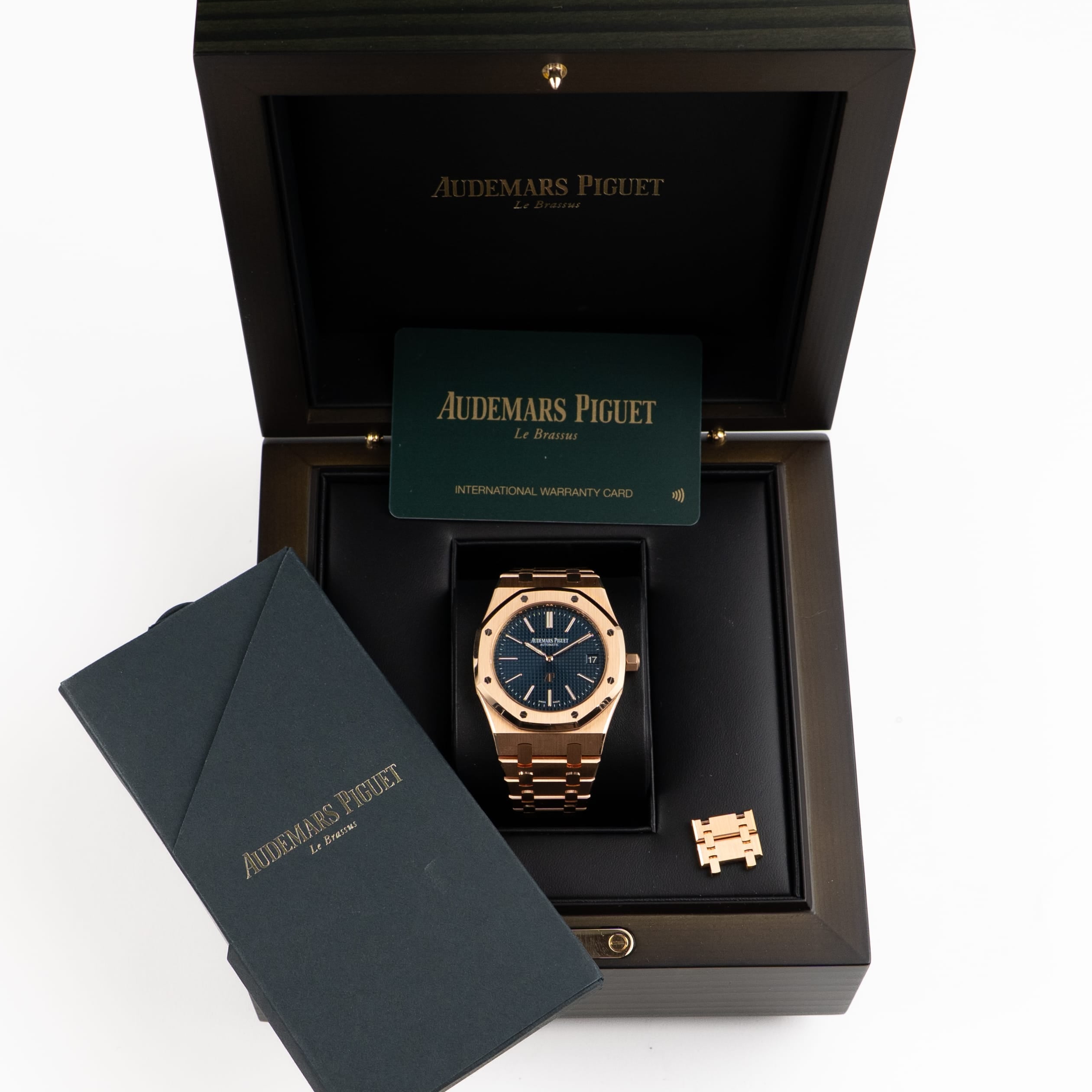 Lorin x A Jumbo Royal Oak Rose Gold Blue