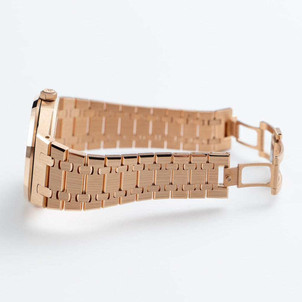 Lorin x A Royal Oak Rose Gold Rainbow Sapphires