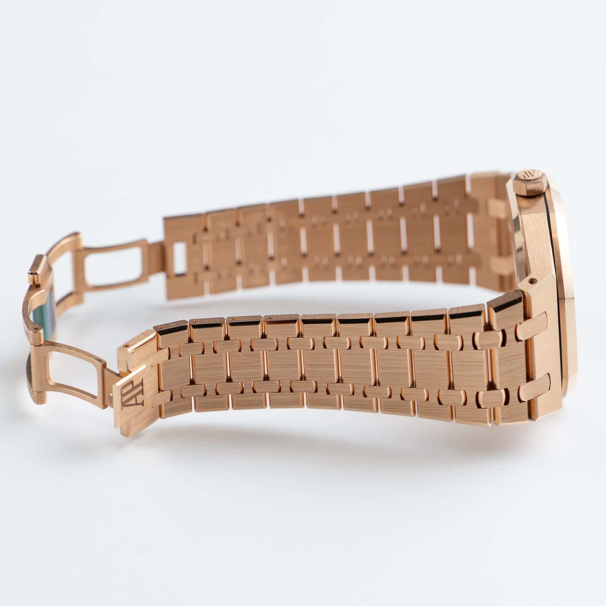 Lorin x A Royal Oak Rose Gold Rainbow Sapphires