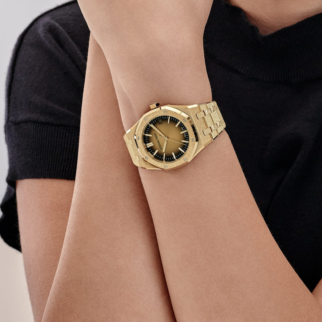 Lorin x A Royal Oak Yellow Gold Smoked Yellow