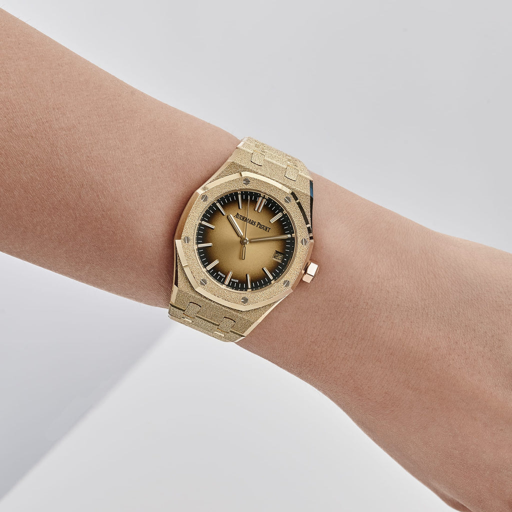 Lorin x A Royal Oak Yellow Gold Smoked Yellow