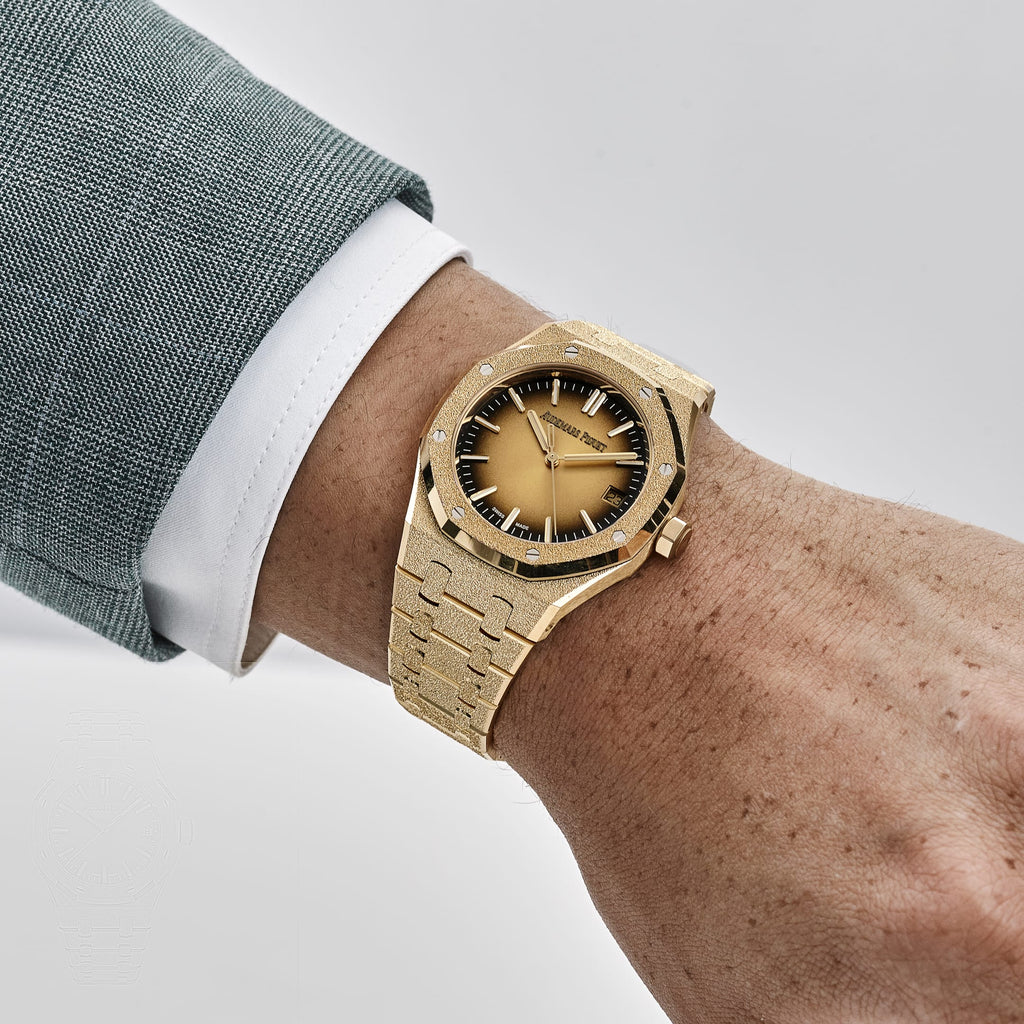 Lorin x A Royal Oak Yellow Gold Smoked Yellow