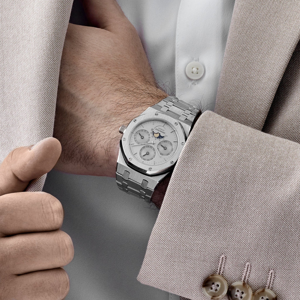 Lorin x A Royal Oak Perpetual Calendar Stainless Steel Silver