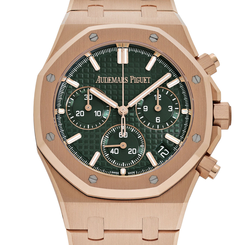 Lorin x A Royal Oak Chronograph Rose Gold Khaki Green