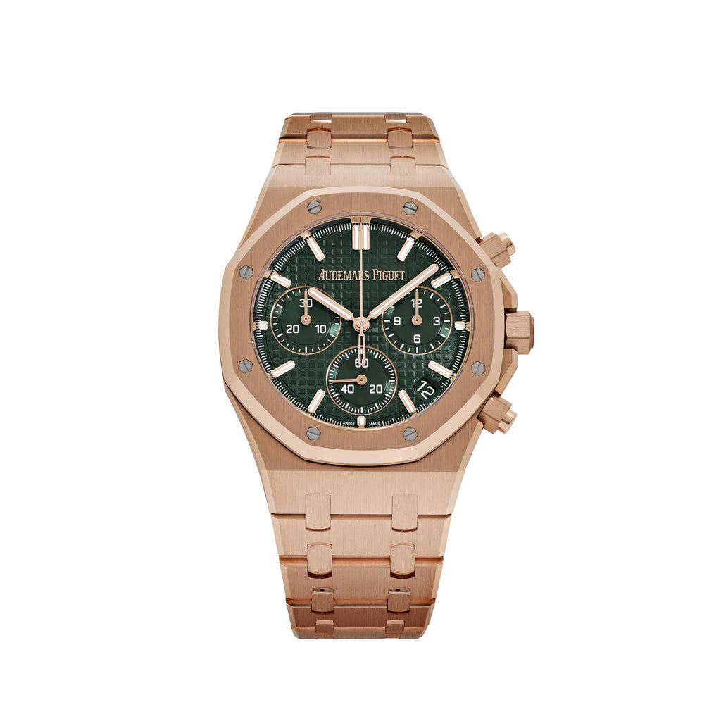 Lorin x A Royal Oak Chronograph Rose Gold Khaki Green