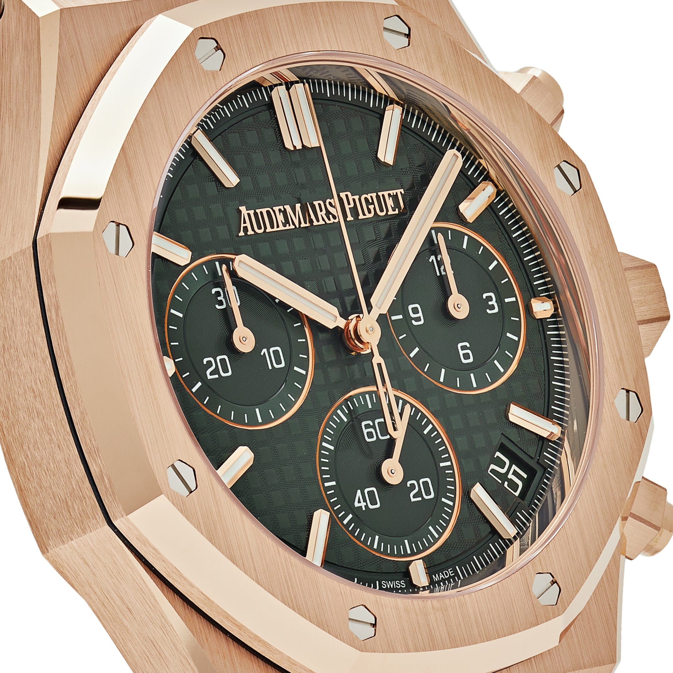 Lorin x A Royal Oak Chronograph Rose Gold Khaki Green