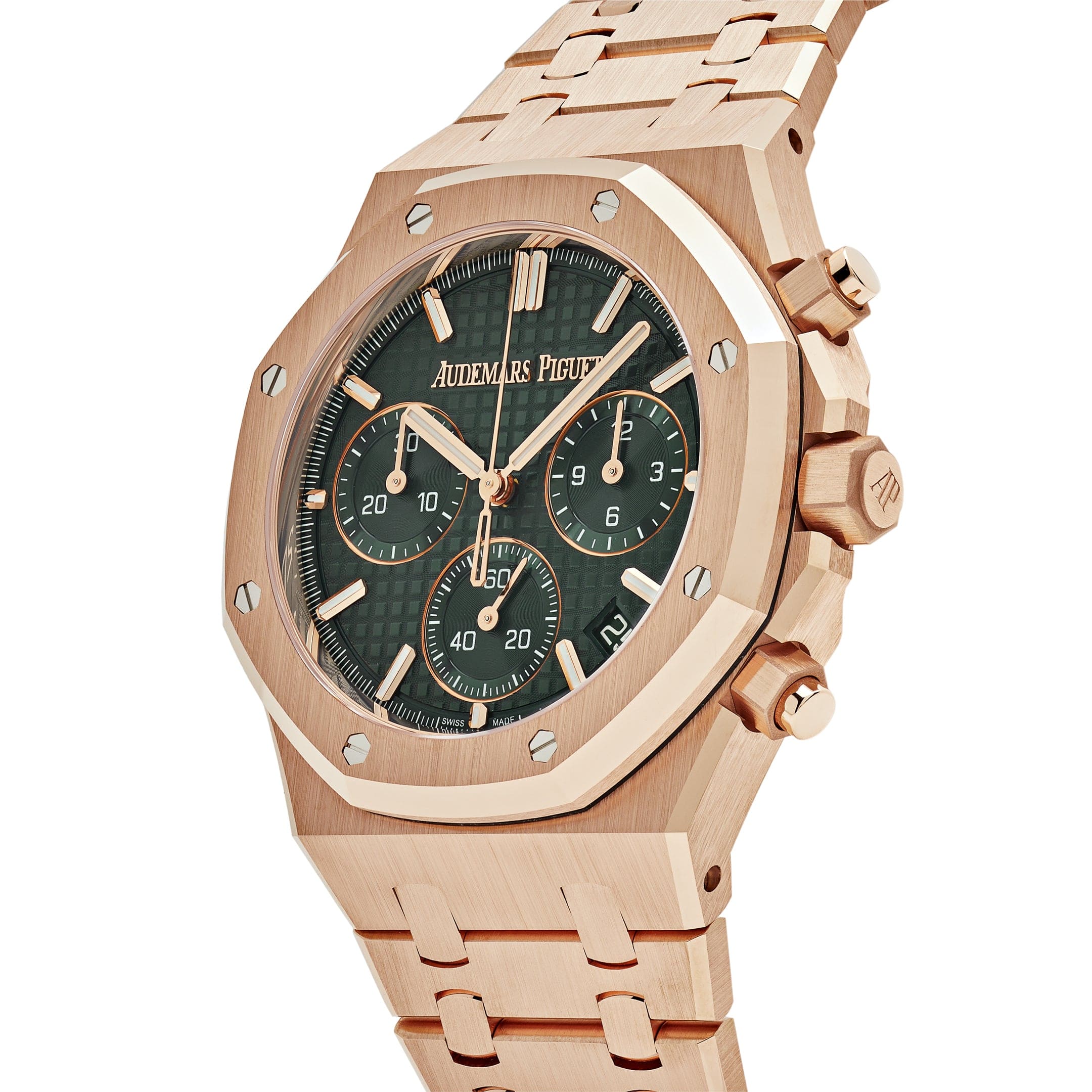 Lorin x A Royal Oak Chronograph Rose Gold Khaki Green