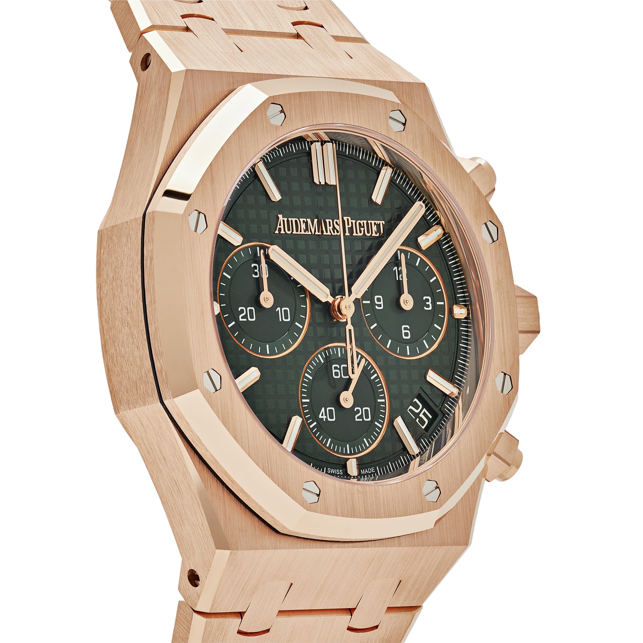 Lorin x A Royal Oak Chronograph Rose Gold Khaki Green