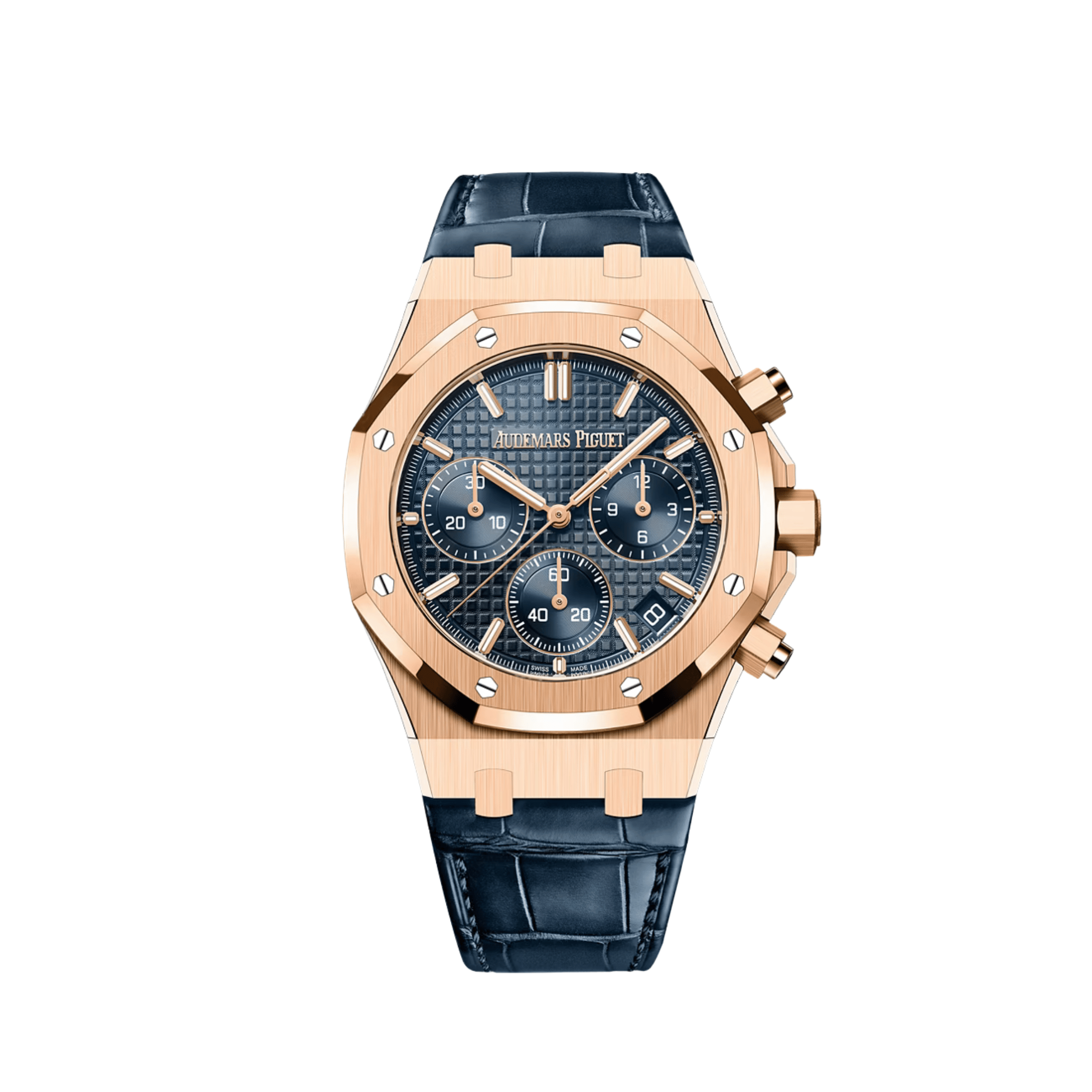 Lorin x A Royal Oak Chronograph Rose Gold Blue
