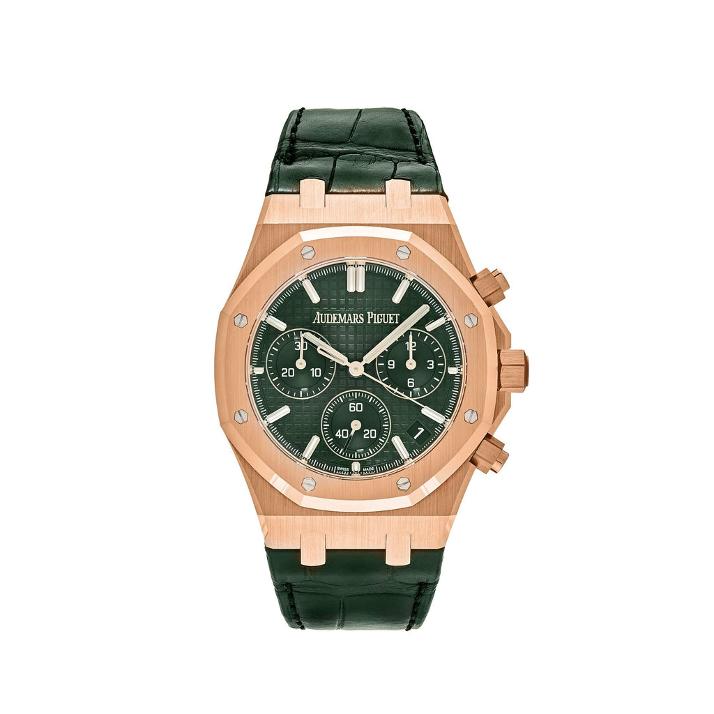 Lorin x A Royal Oak Chronograph Rose Gold Green
