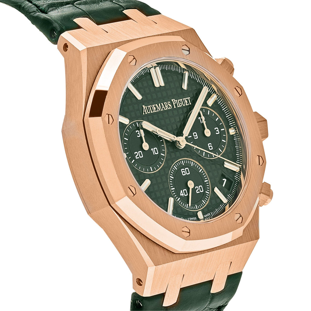 Lorin x A Royal Oak Chronograph Rose Gold Green