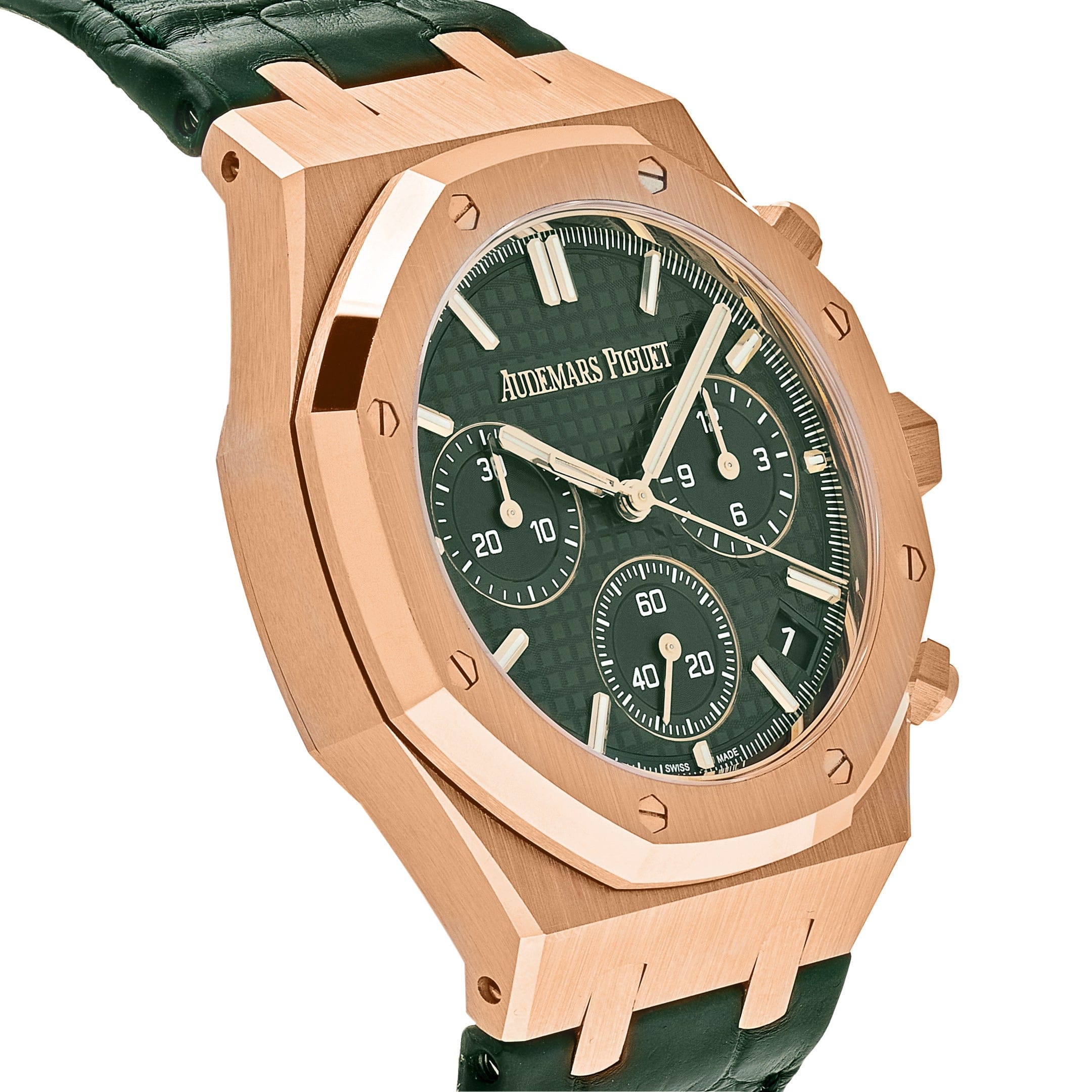 Lorin x A Royal Oak Chronograph Rose Gold Green