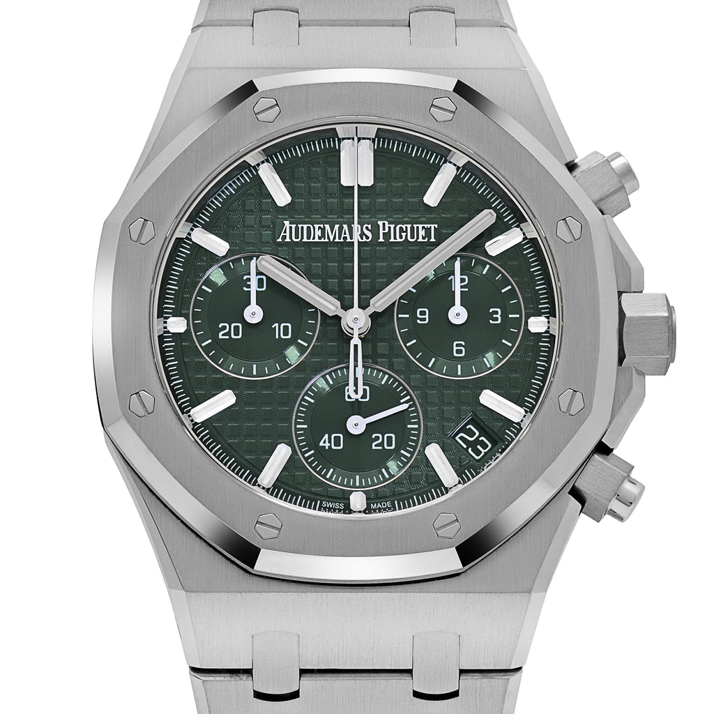 Lorin x A Royal Oak Chronograph Stainless Steel Green