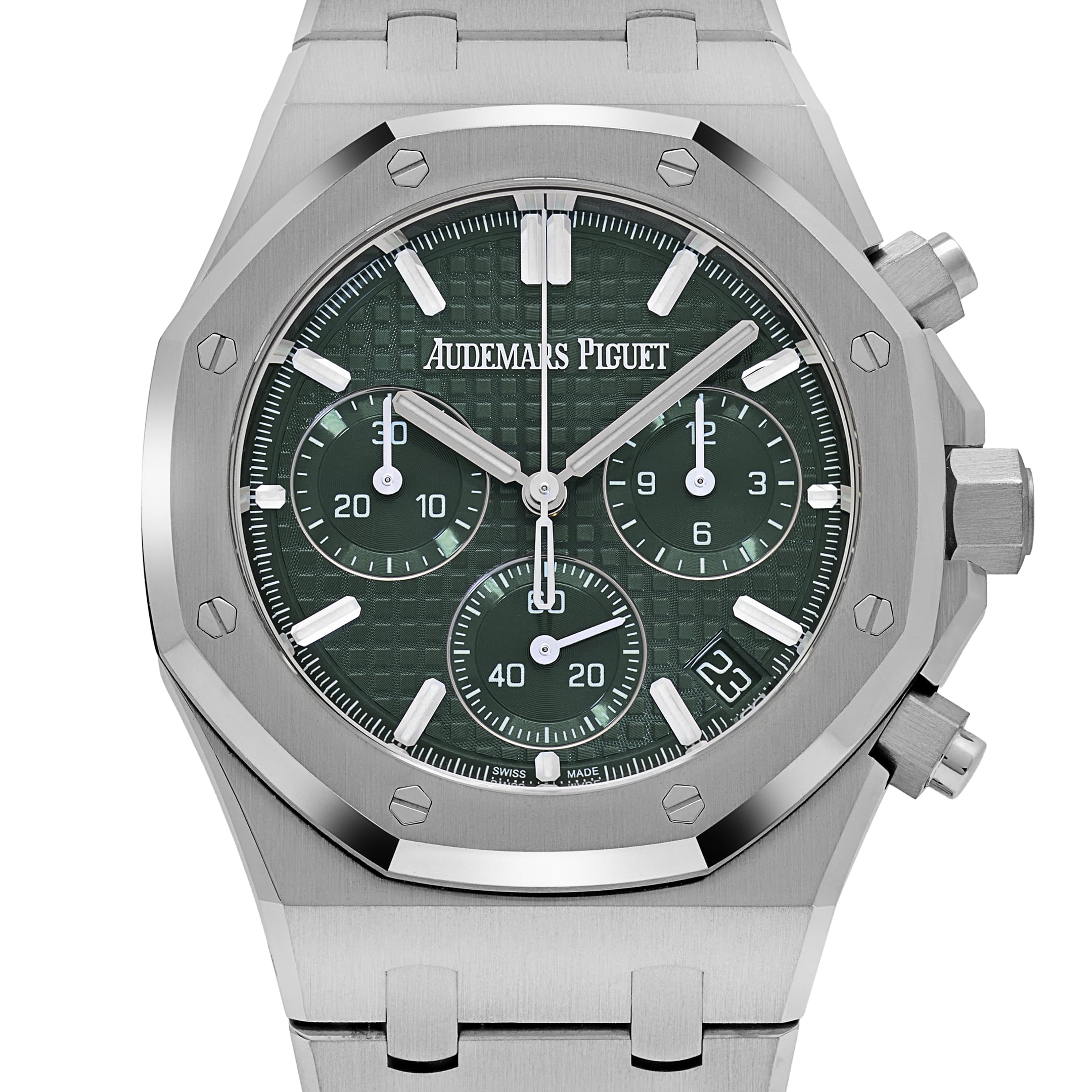 Lorin x A Royal Oak Chronograph Stainless Steel Green