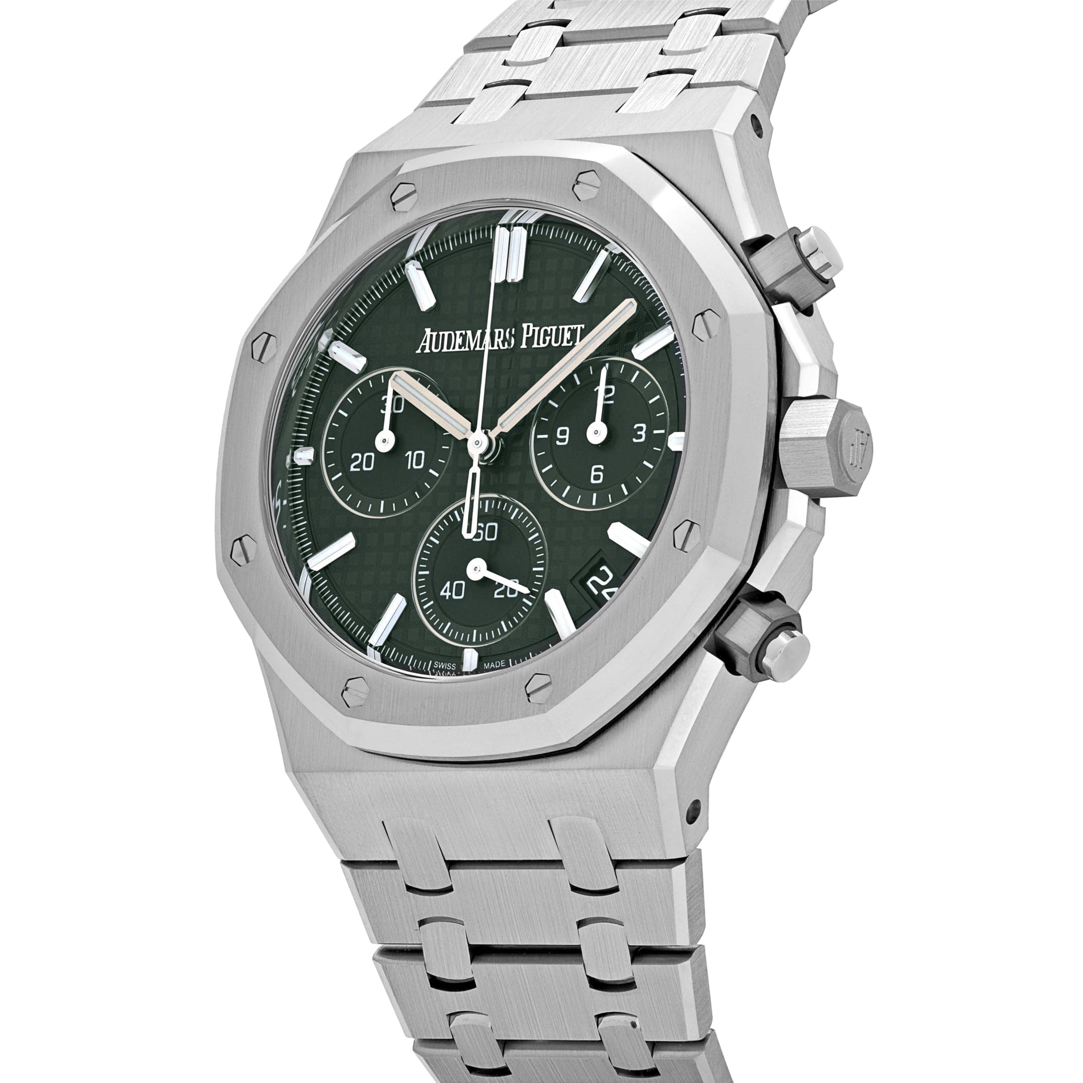 Lorin x A Royal Oak Chronograph Stainless Steel Green