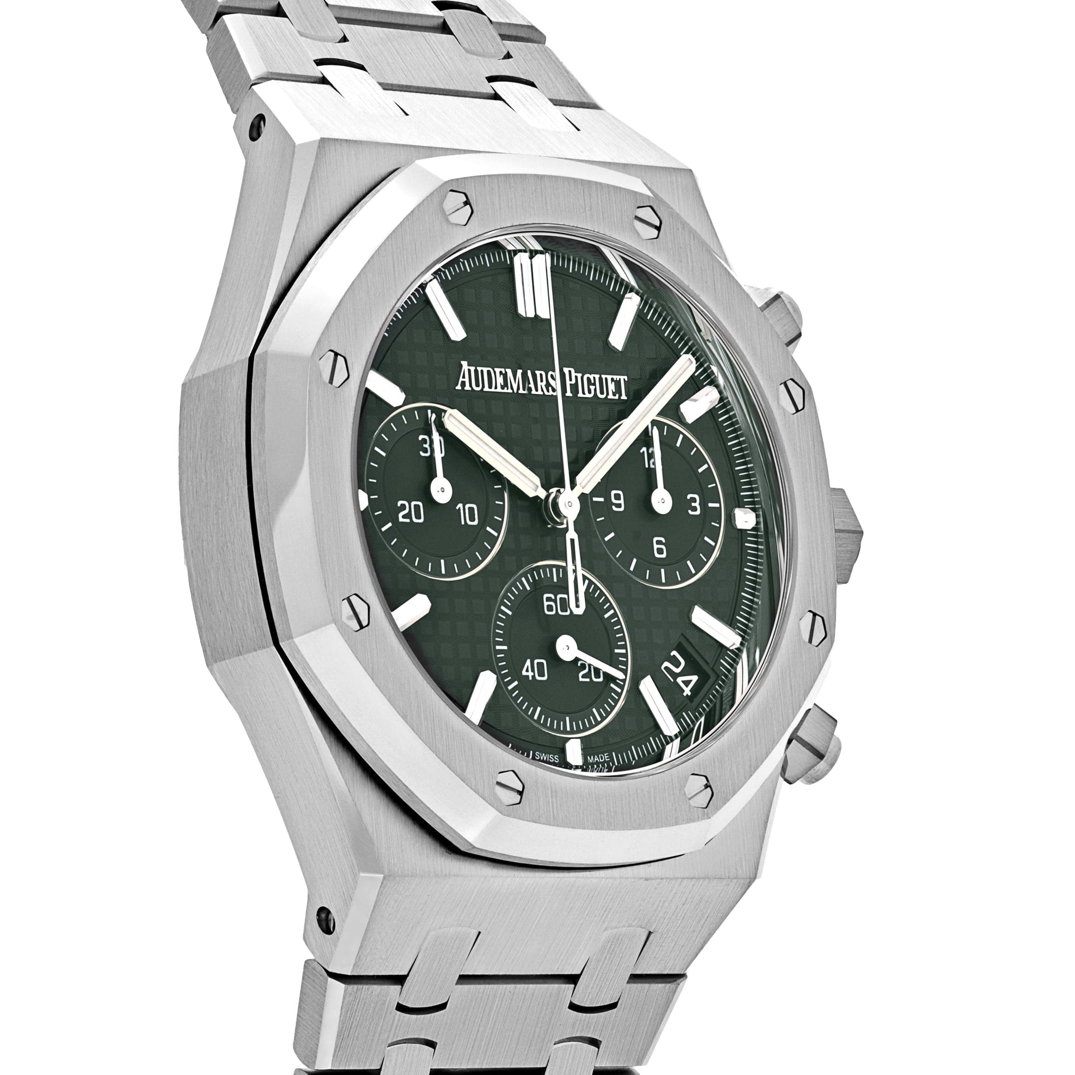 Lorin x A Royal Oak Chronograph Stainless Steel Green