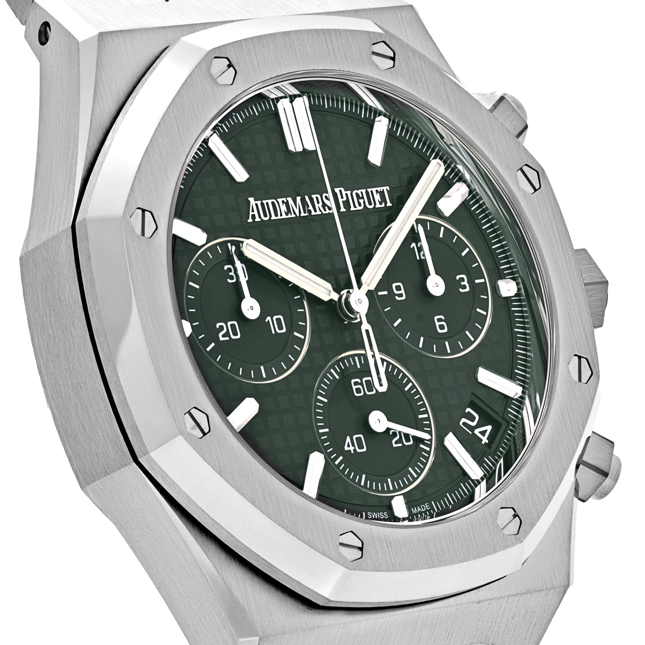 Lorin x A Royal Oak Chronograph Stainless Steel Green