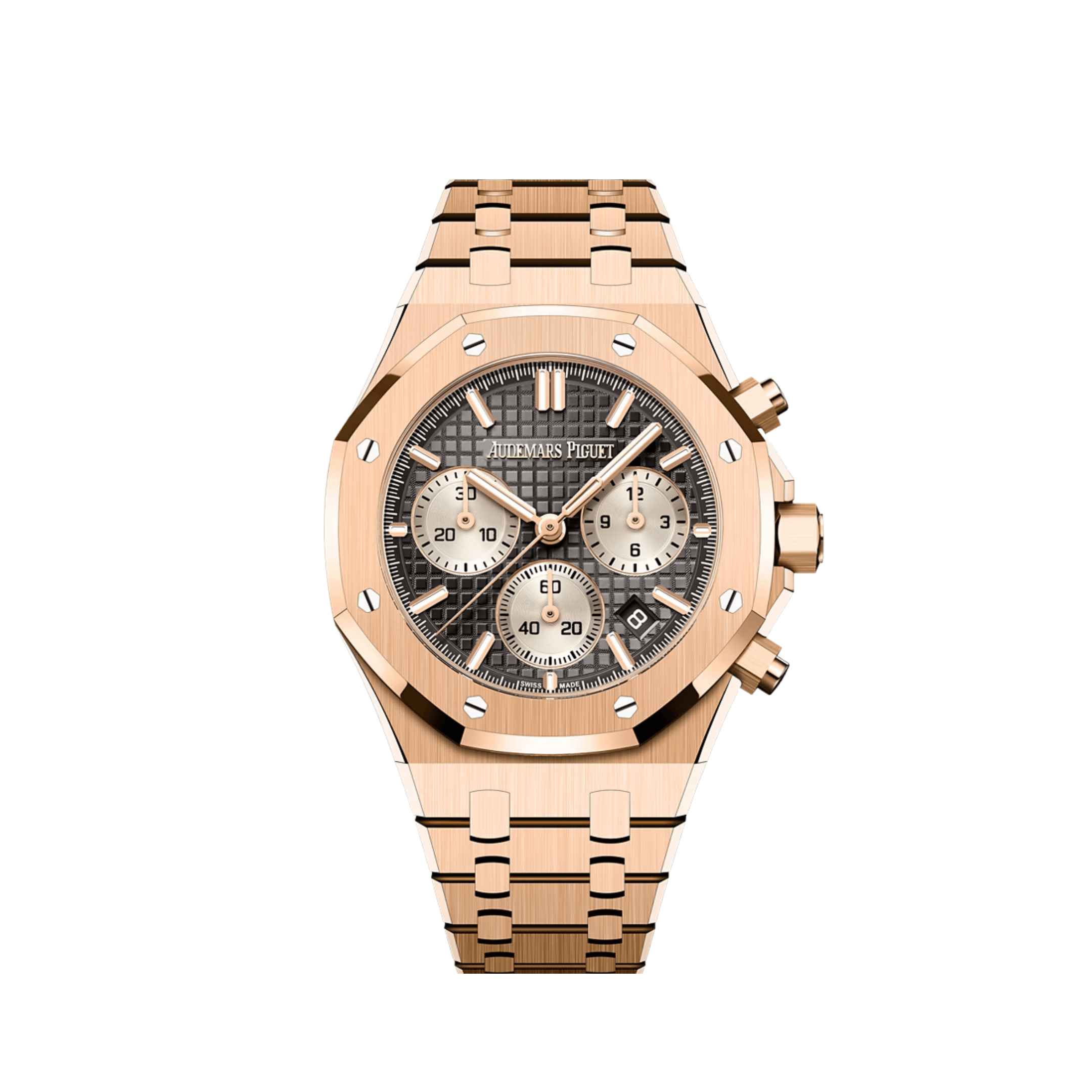 Lorin x A Royal Oak Chronograph Rose Gold Grey