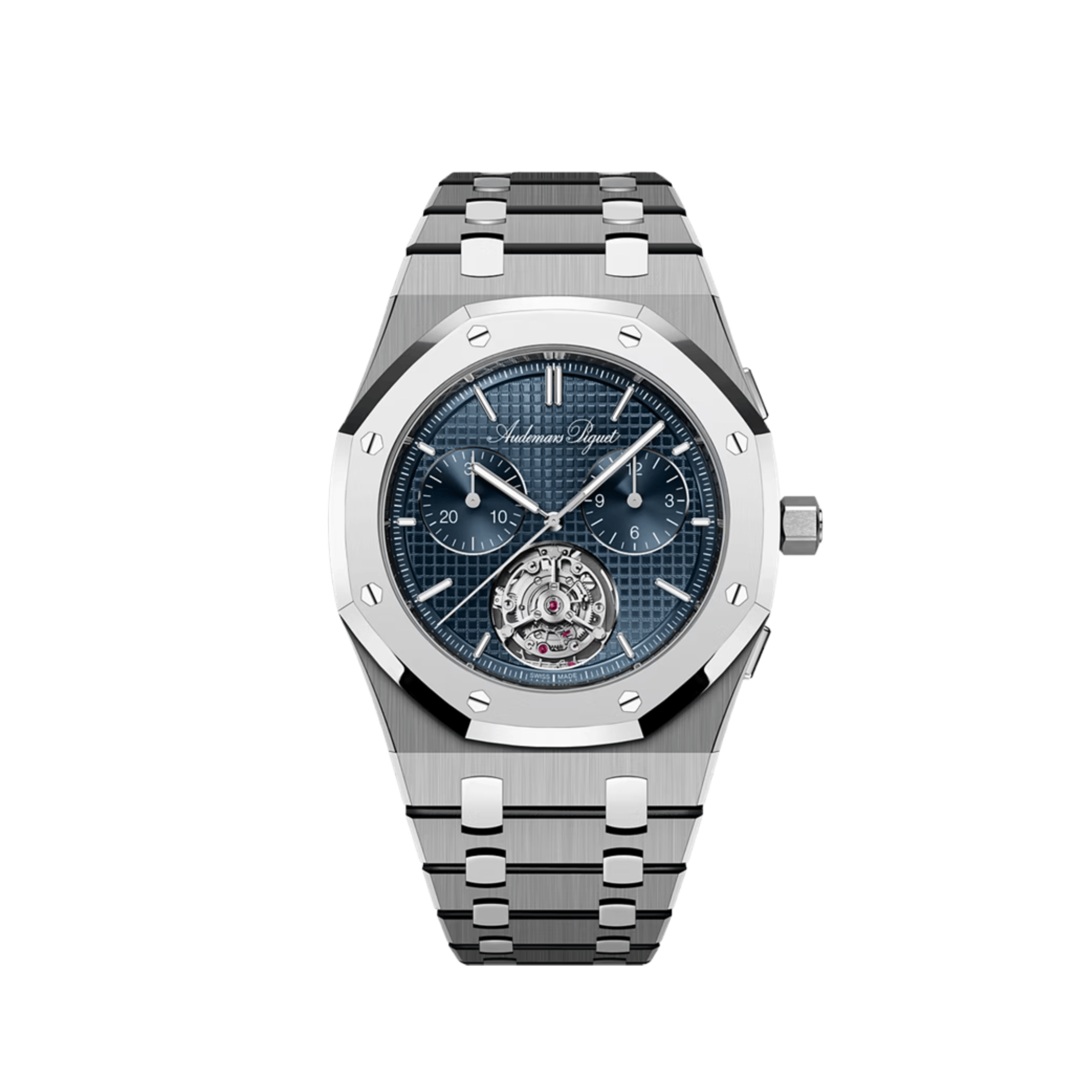 Lorin x A Royal Oak Flying Tourbillon Titanium Blue