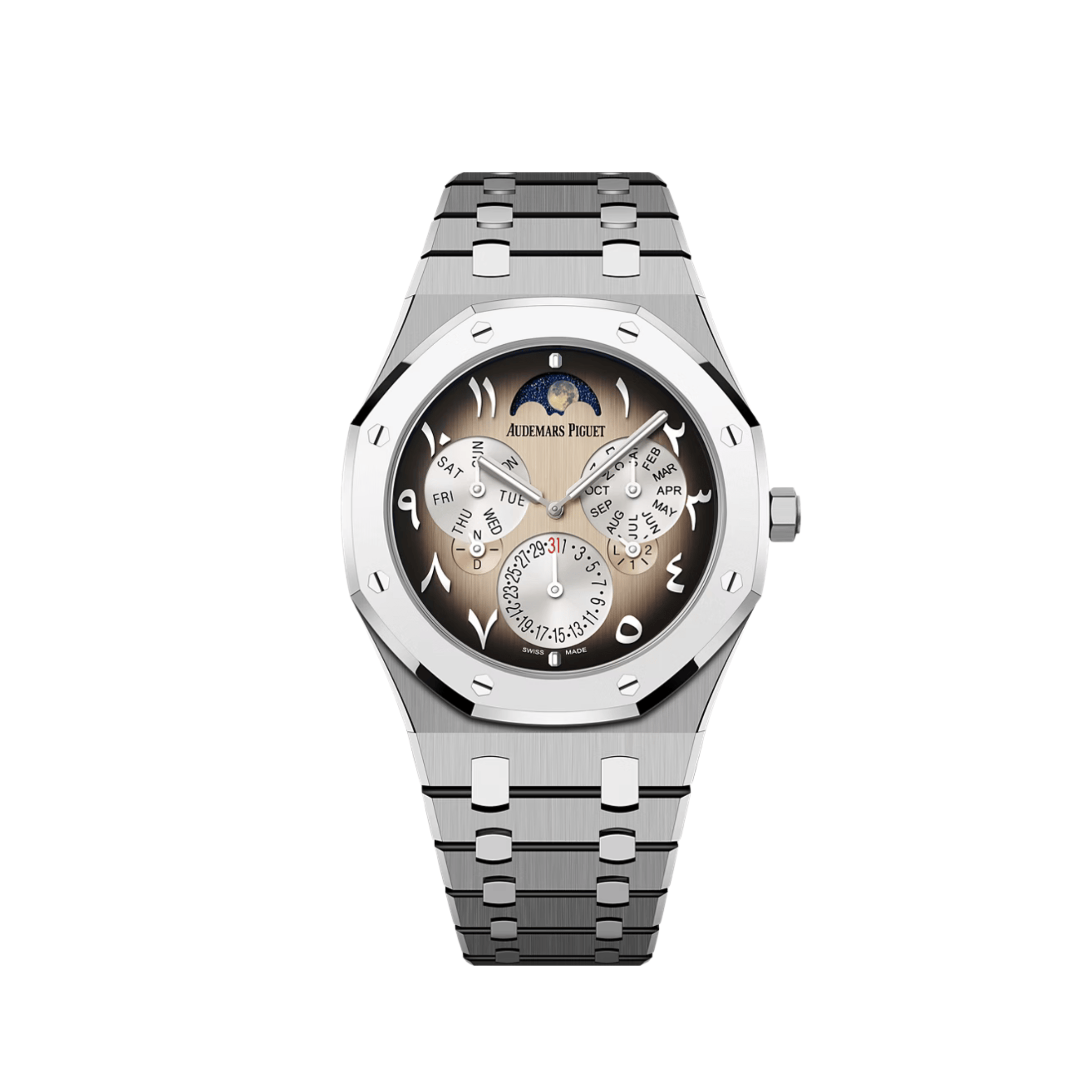 Lorin x A Royal Oak Perpetual Calendar Titanium Ivory