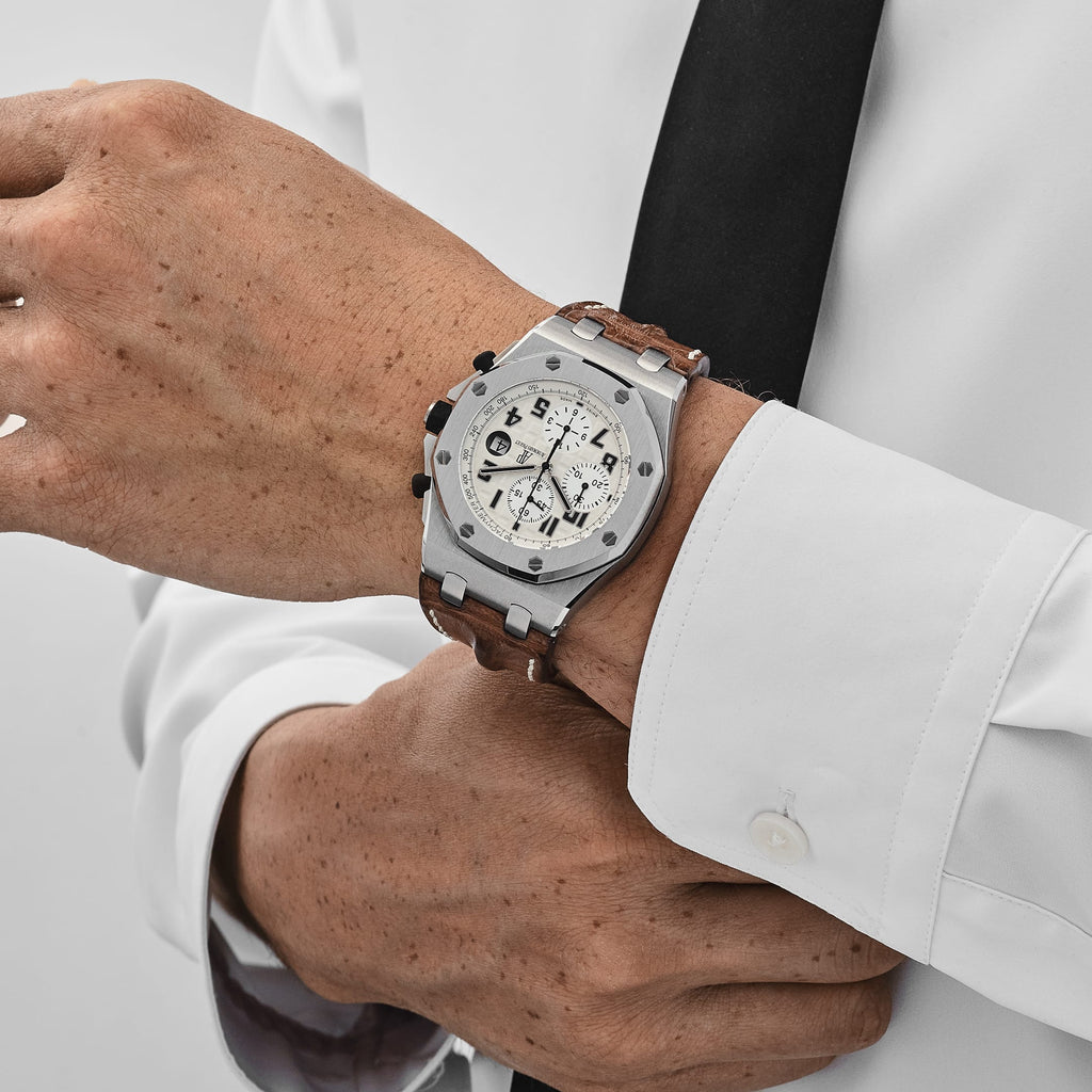 Lorin x A Royal Oak Offshore Chronograph White