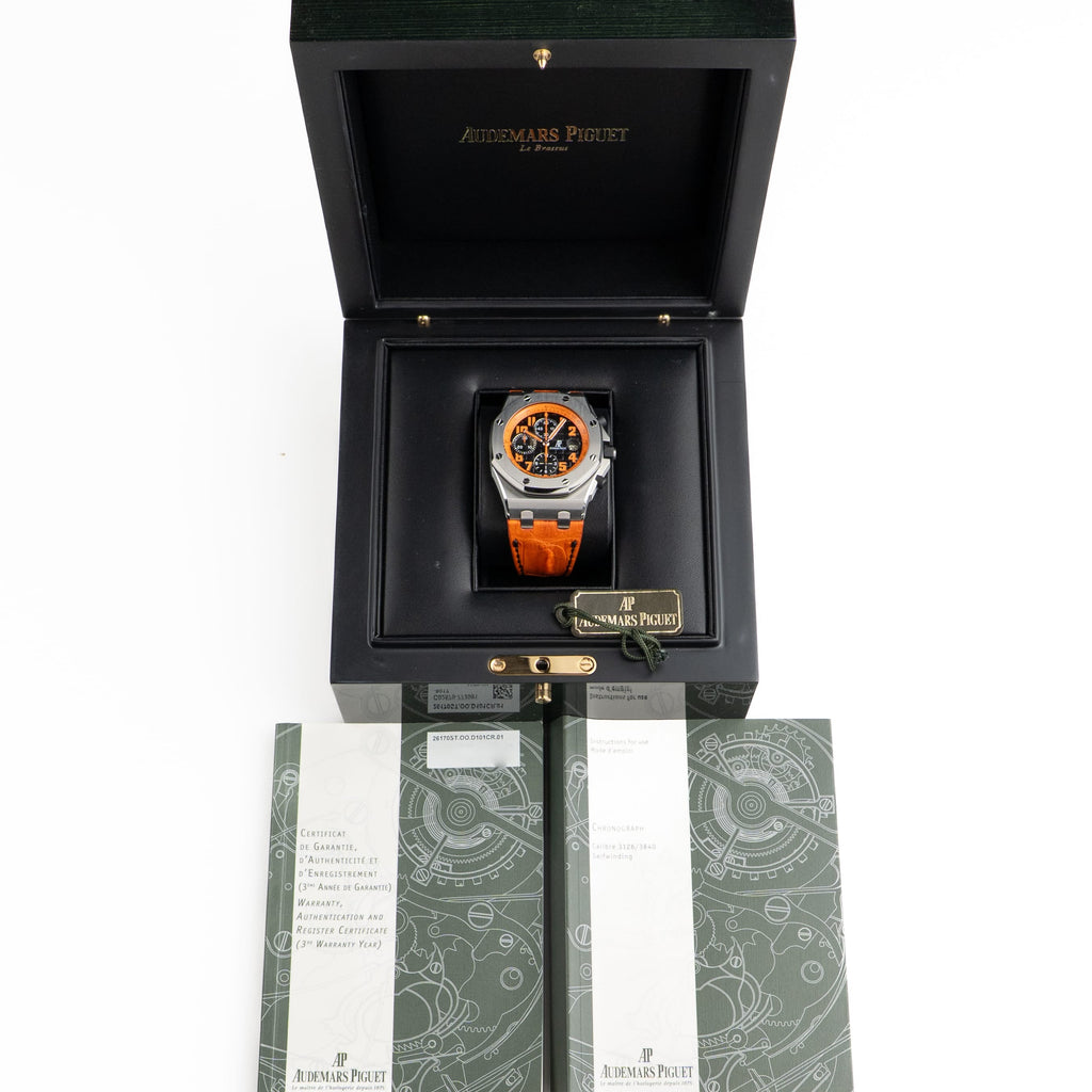 Lorin x A Royal Oak Offshore Chronograph Stainless Steel Black Orange