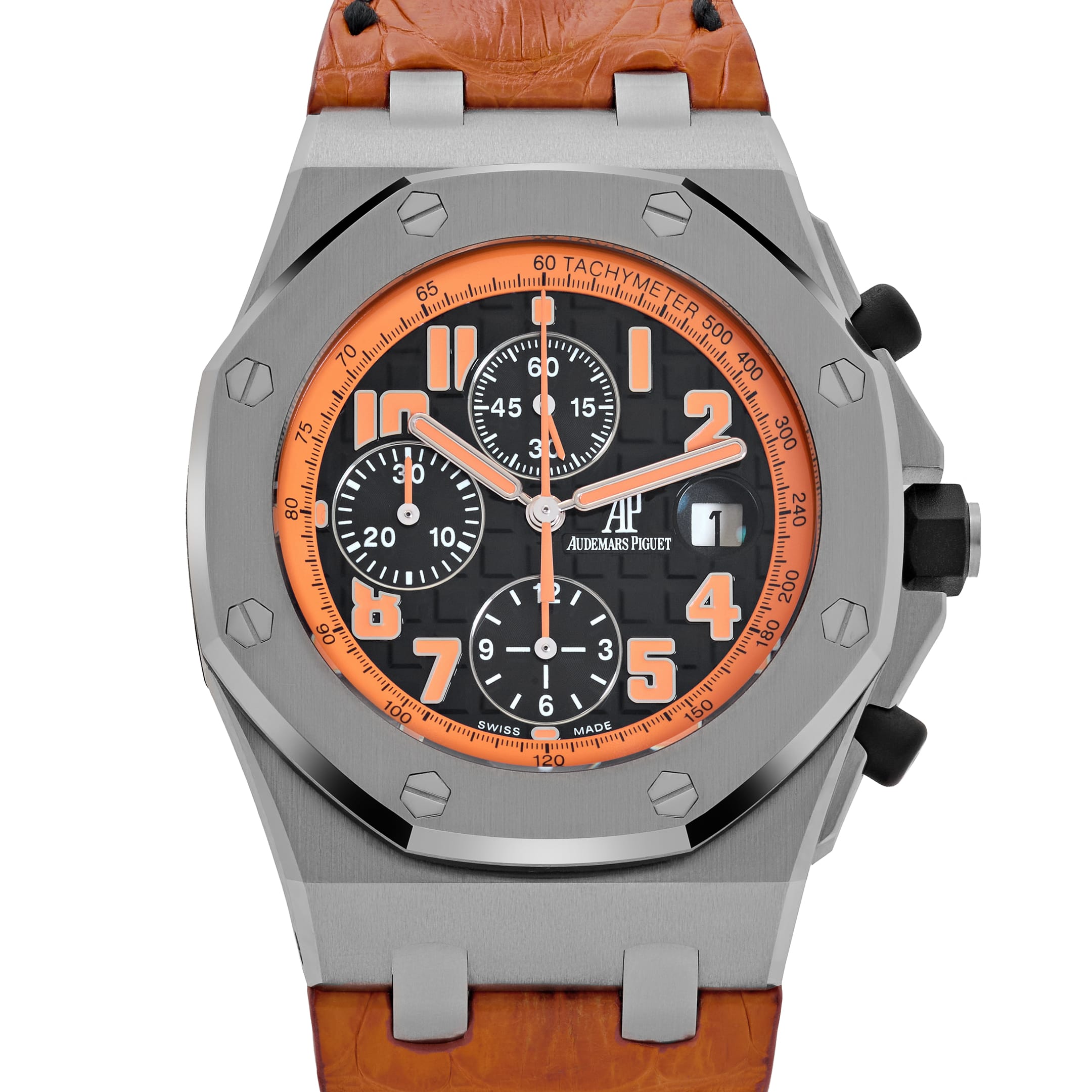 Lorin x A Royal Oak Offshore Chronograph Stainless Steel Black Orange