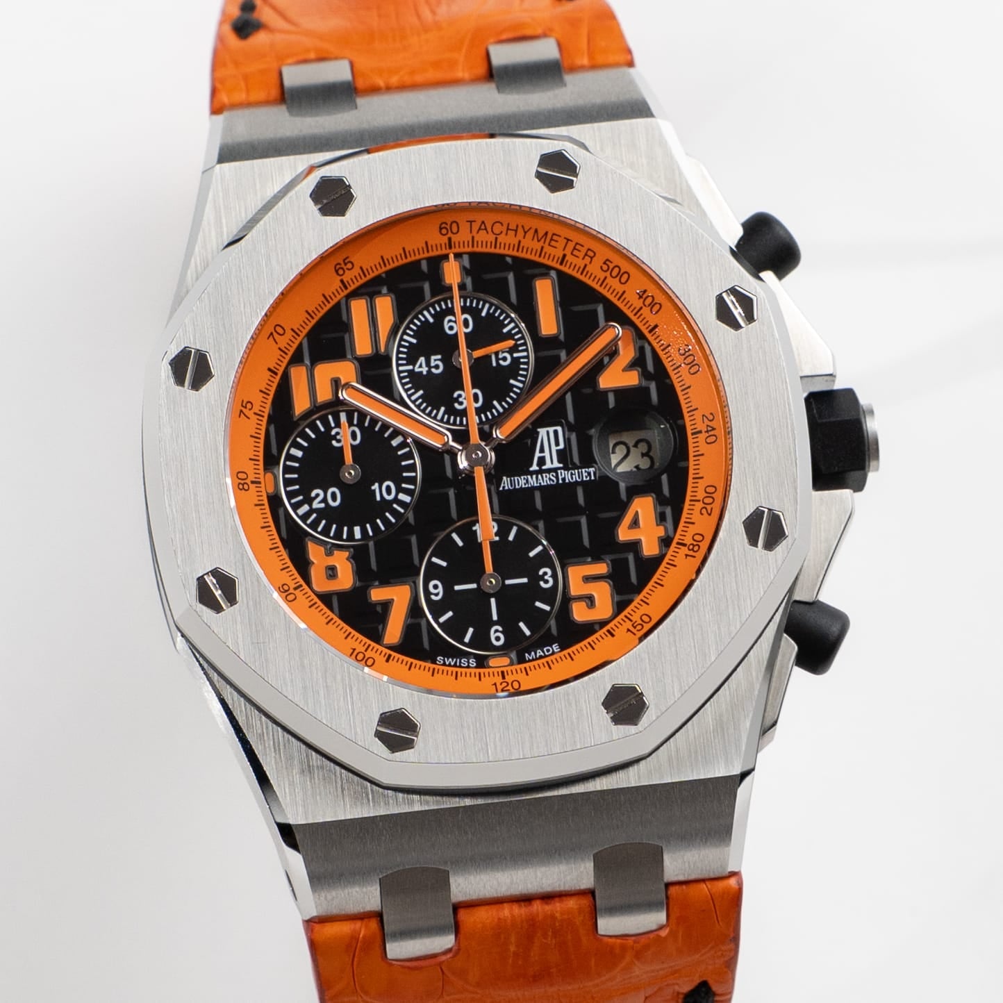 Lorin x A Royal Oak Offshore Chronograph Stainless Steel Black Orange