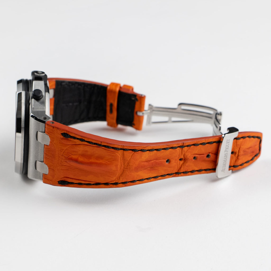 Lorin x A Royal Oak Offshore Chronograph Stainless Steel Black Orange