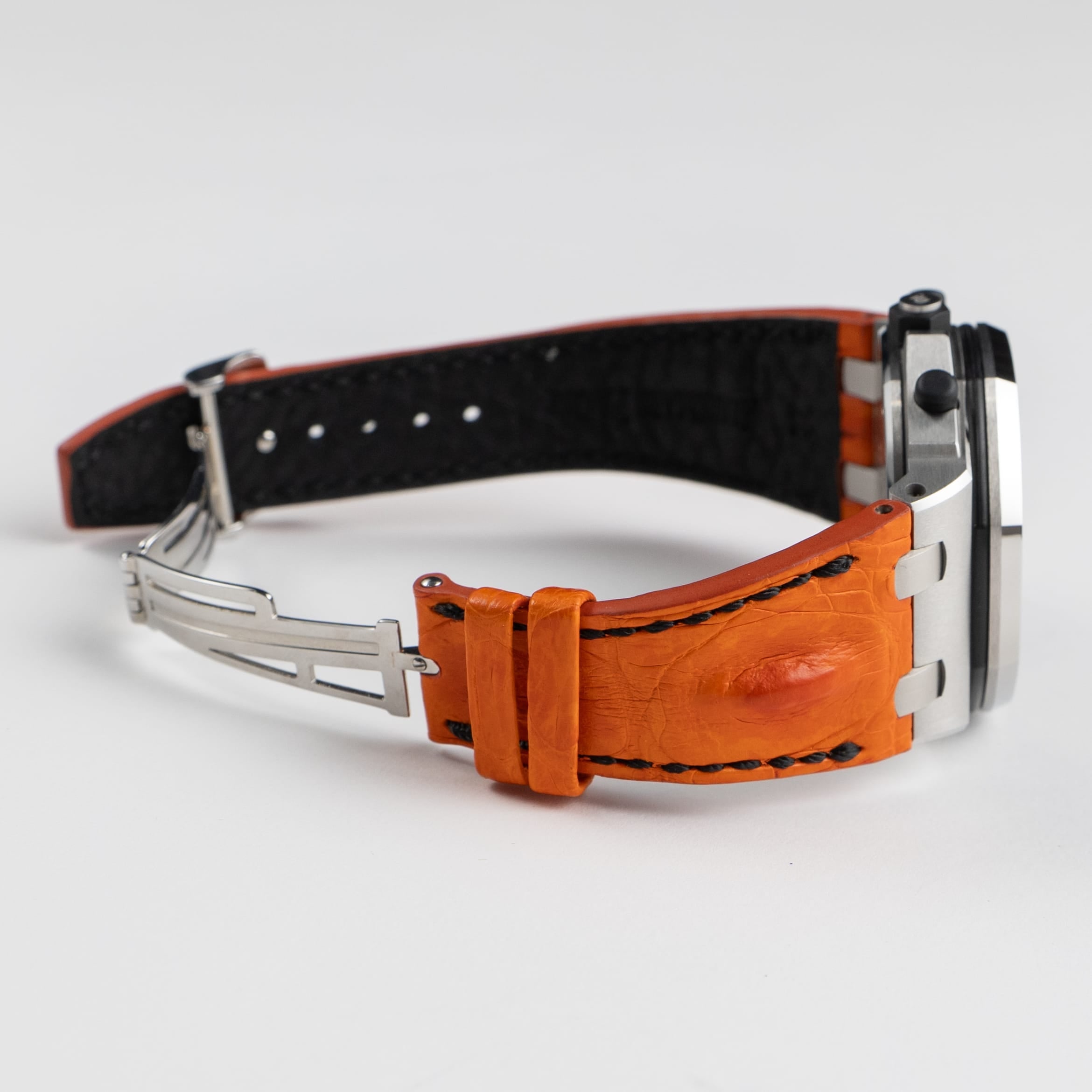Lorin x A Royal Oak Offshore Chronograph Stainless Steel Black Orange
