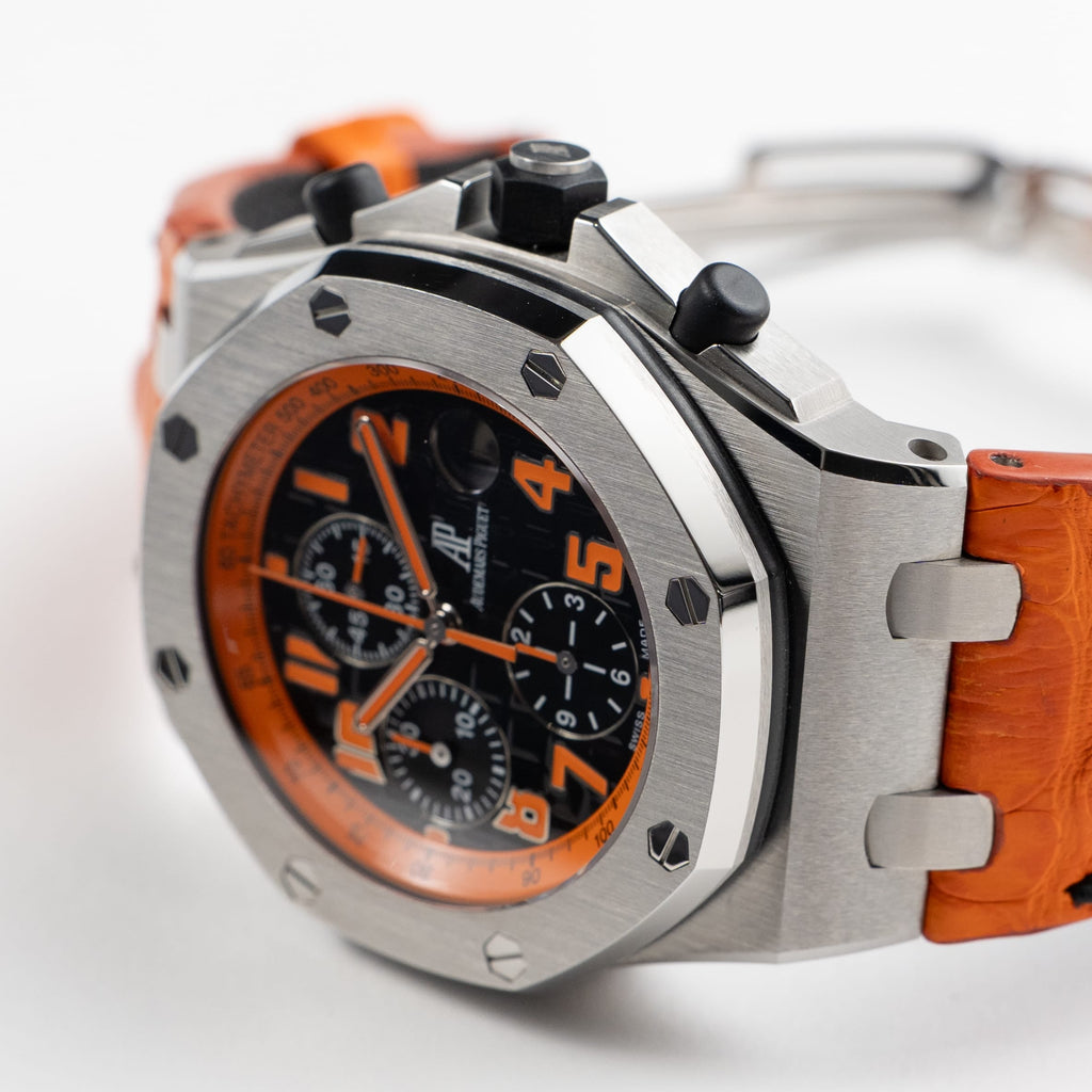 Lorin x A Royal Oak Offshore Chronograph Stainless Steel Black Orange
