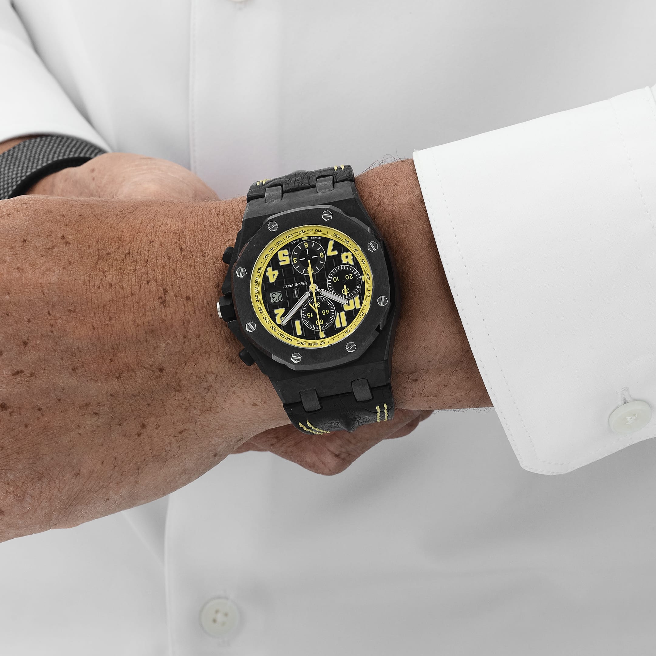 Lorin x A Bumble Bee Royal Oak Offshore Chronograph Carbon Black