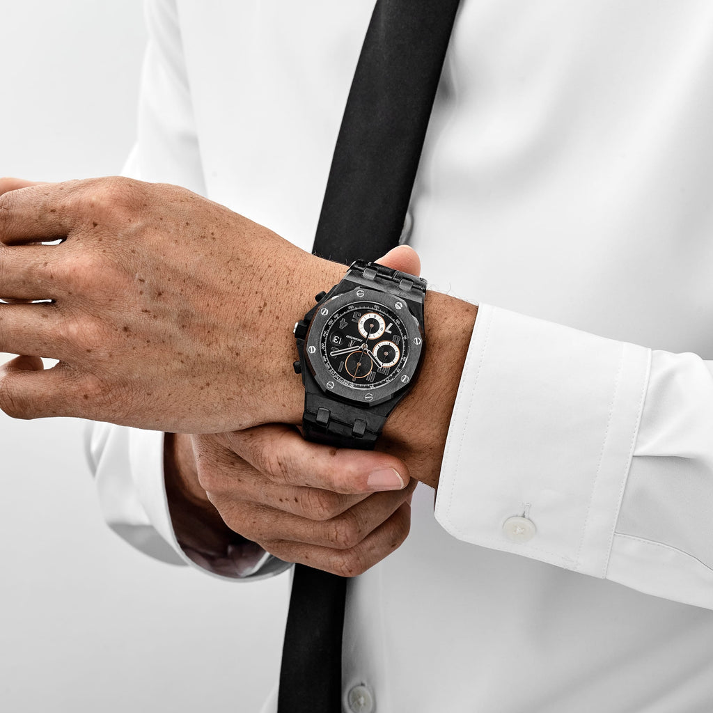 Lorin x A Ginza 7 Royal Oak Offshore Chronograph Carbon Black