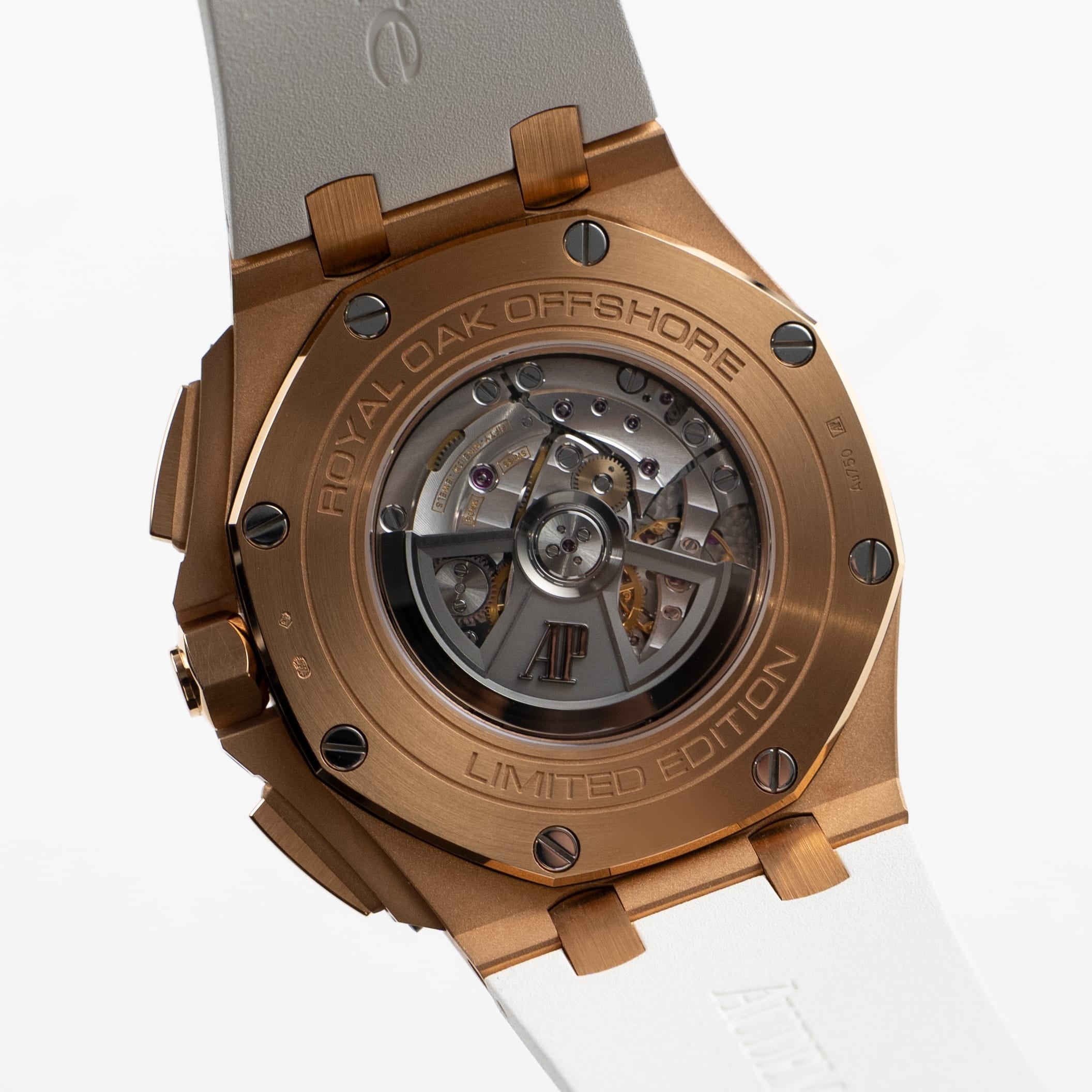 Lorin x A Royal Oak Offshore Chronograph Rose Gold White