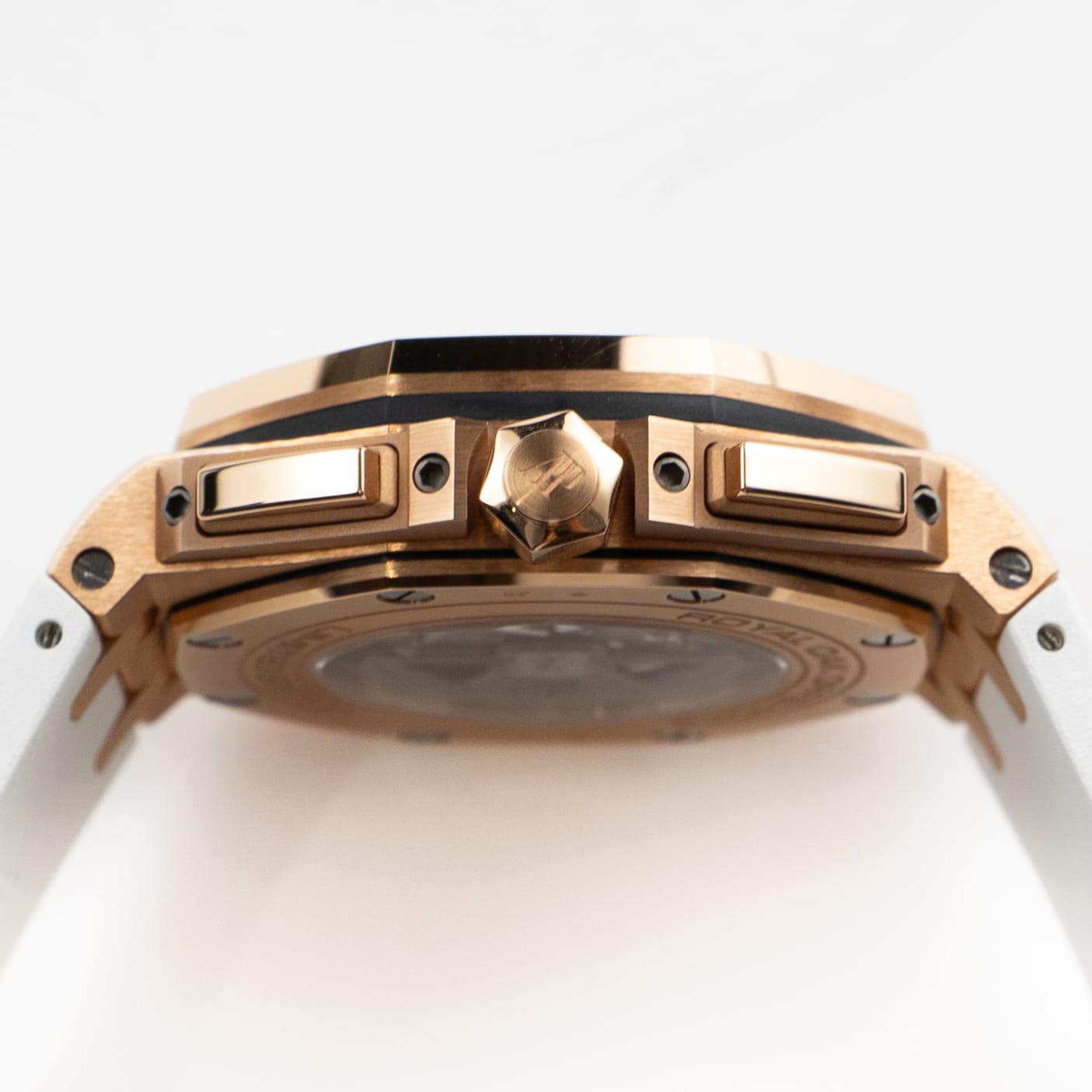 Lorin x A Royal Oak Offshore Chronograph Rose Gold White
