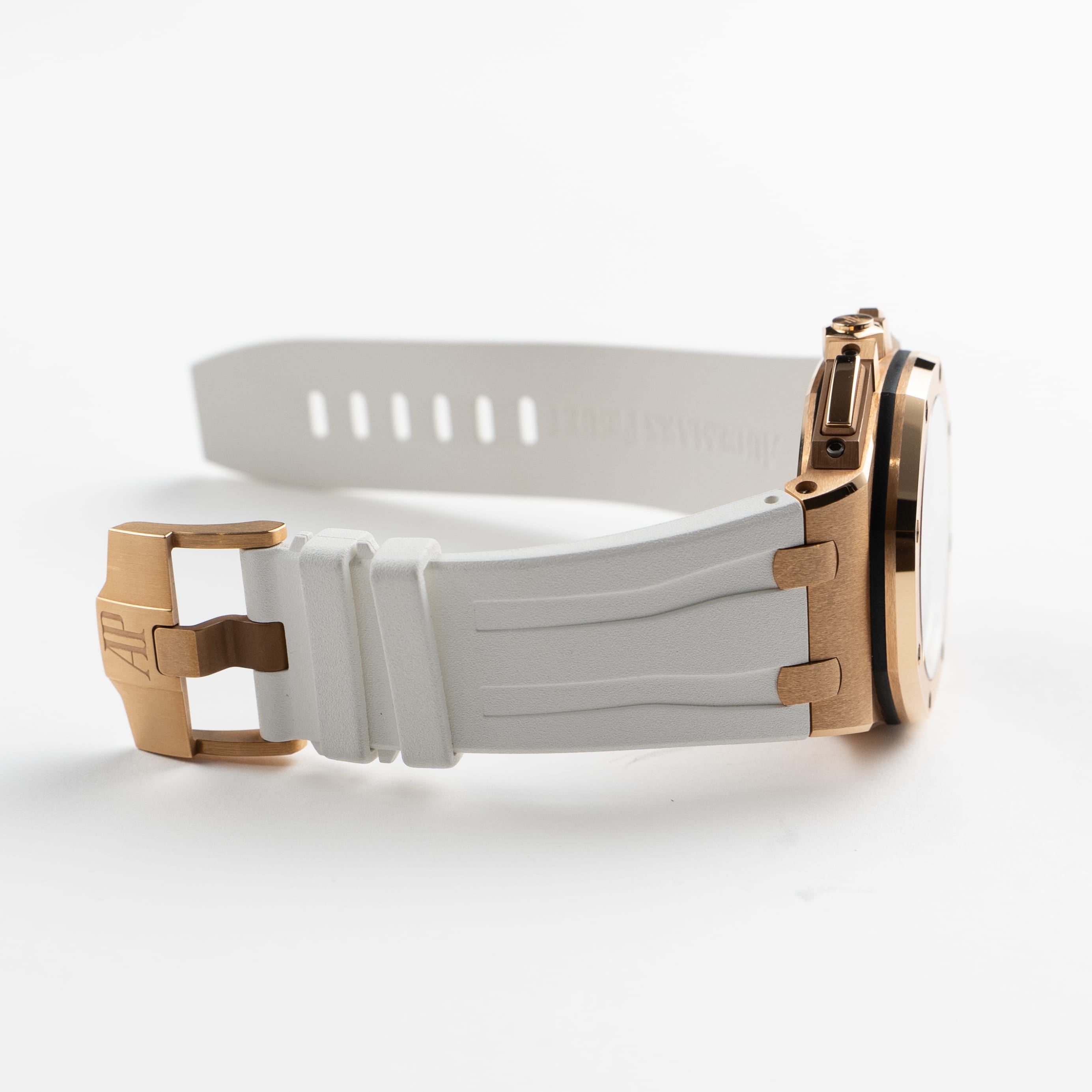 Lorin x A Royal Oak Offshore Chronograph Rose Gold White