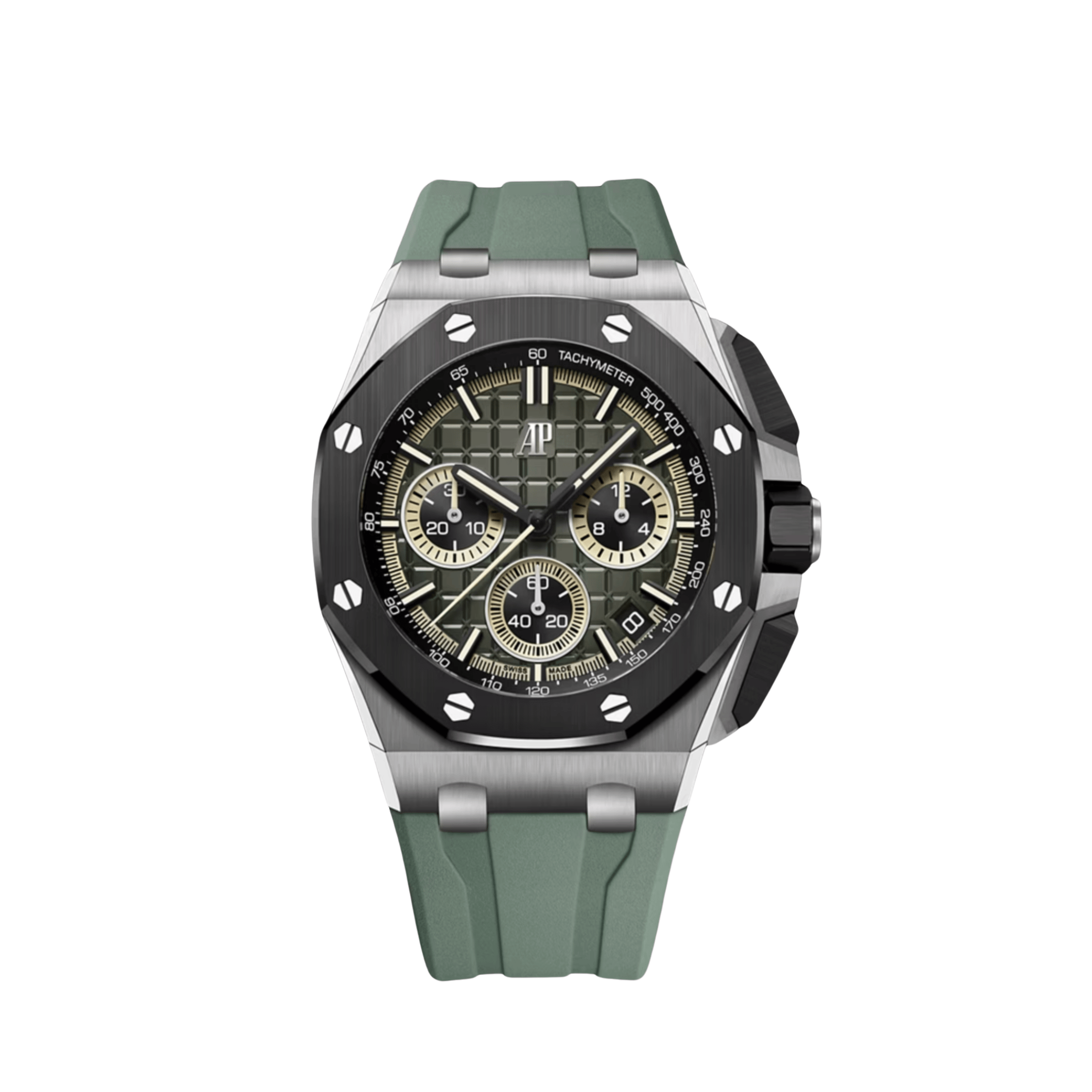 Lorin x A Royal Oak Offshore Chronograph Titanium Black Khaki