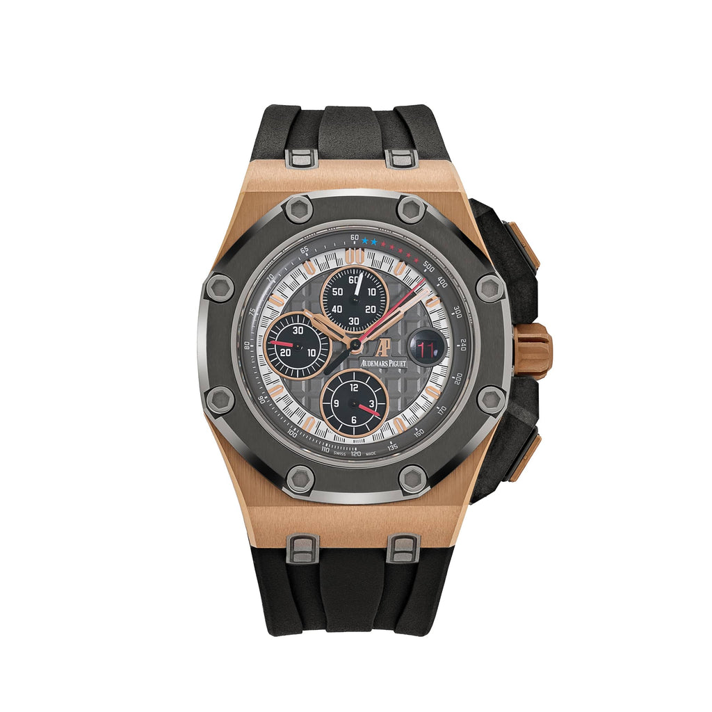 Lorin x A Royal Oak Offshore Chronograph Rose Gold Grey