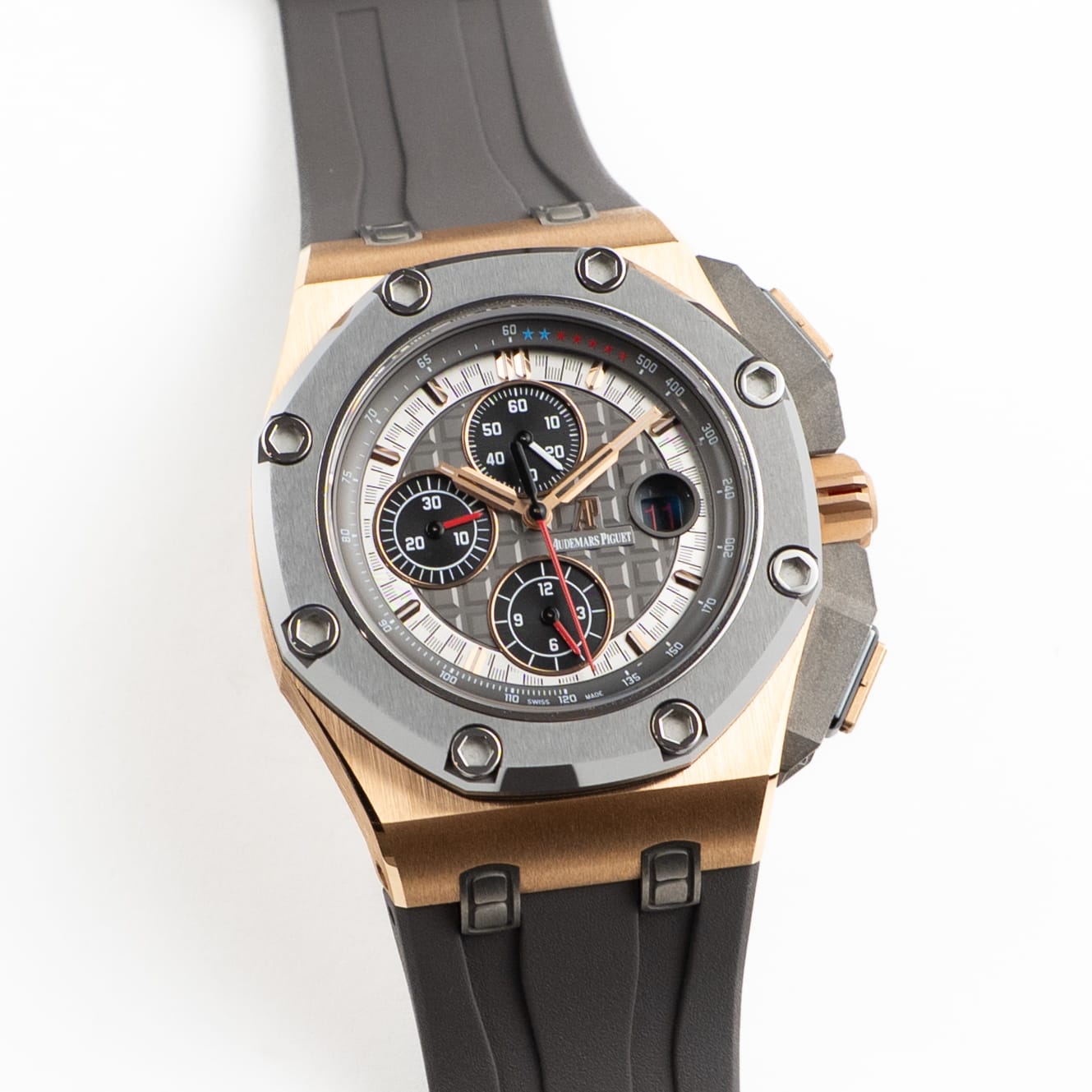 Lorin x A Royal Oak Offshore Chronograph Rose Gold Grey