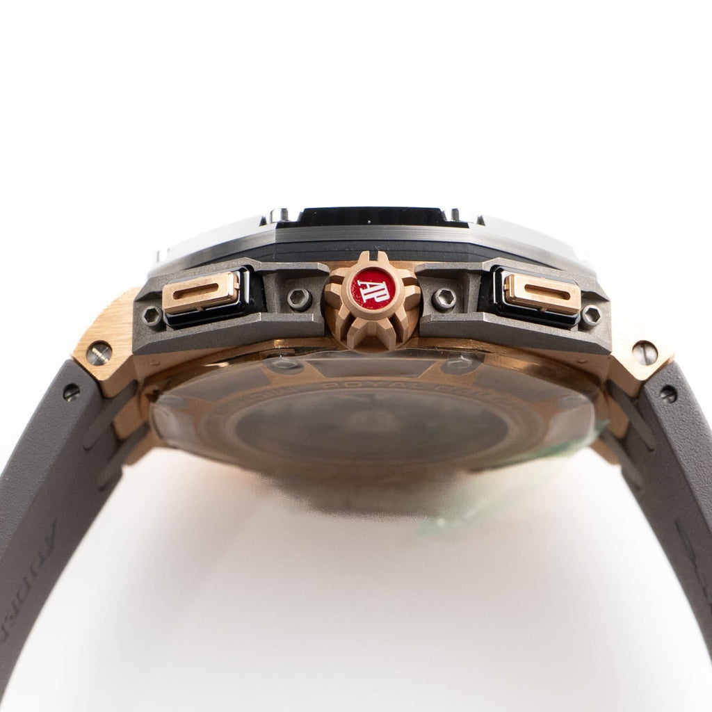 Lorin x A Royal Oak Offshore Chronograph Rose Gold Grey