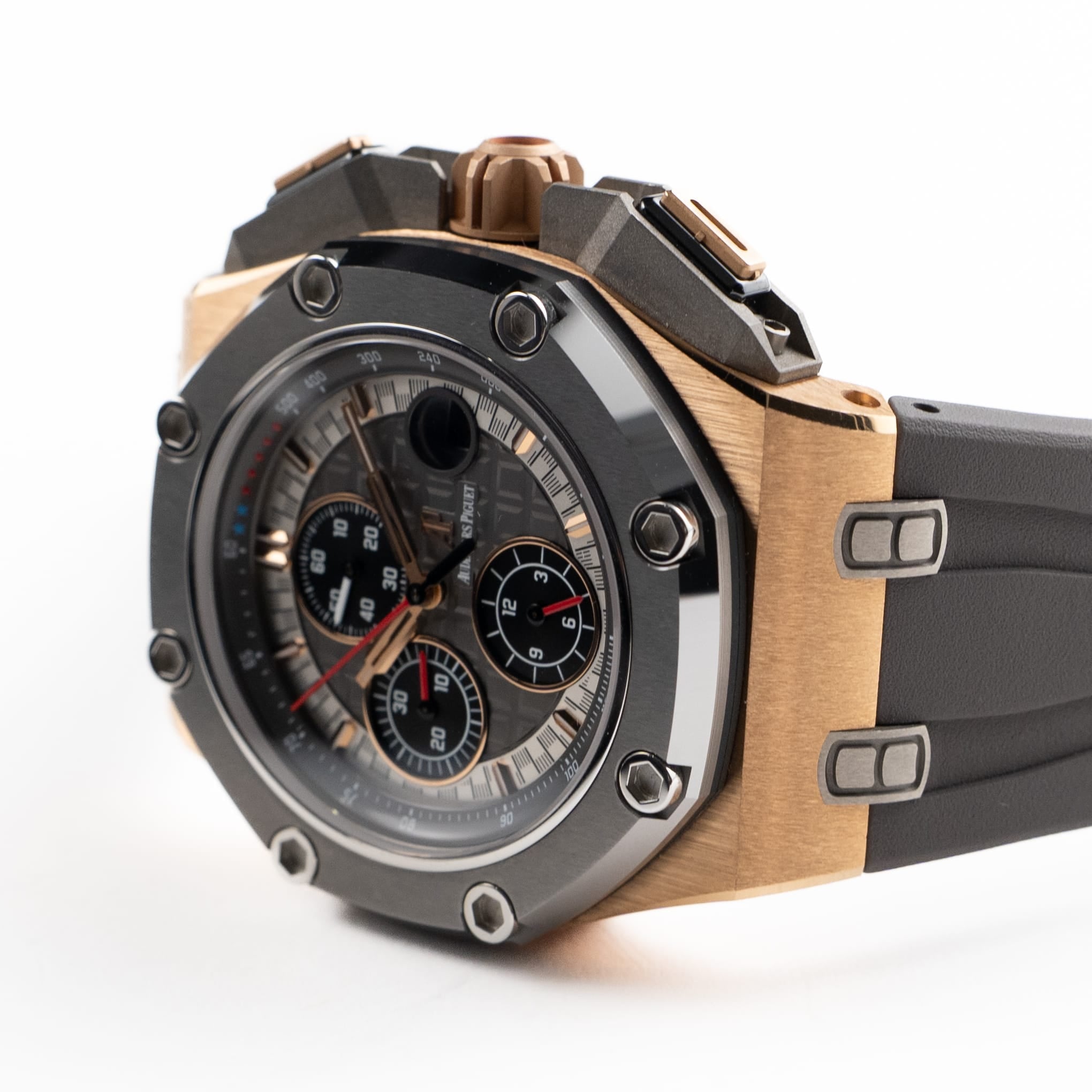 Lorin x A Royal Oak Offshore Chronograph Rose Gold Grey