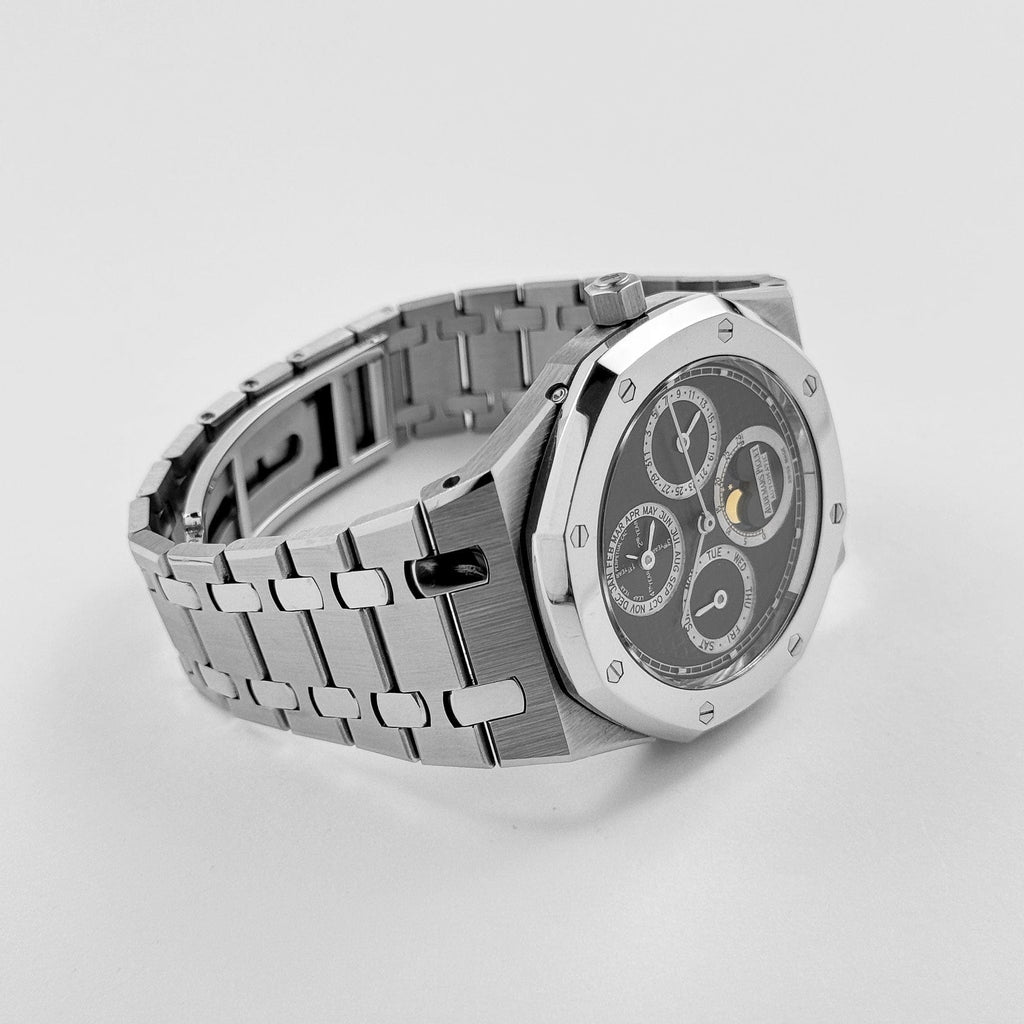 Lorin x A Royal Oak Perpetual Calendar Stainless Steel Black